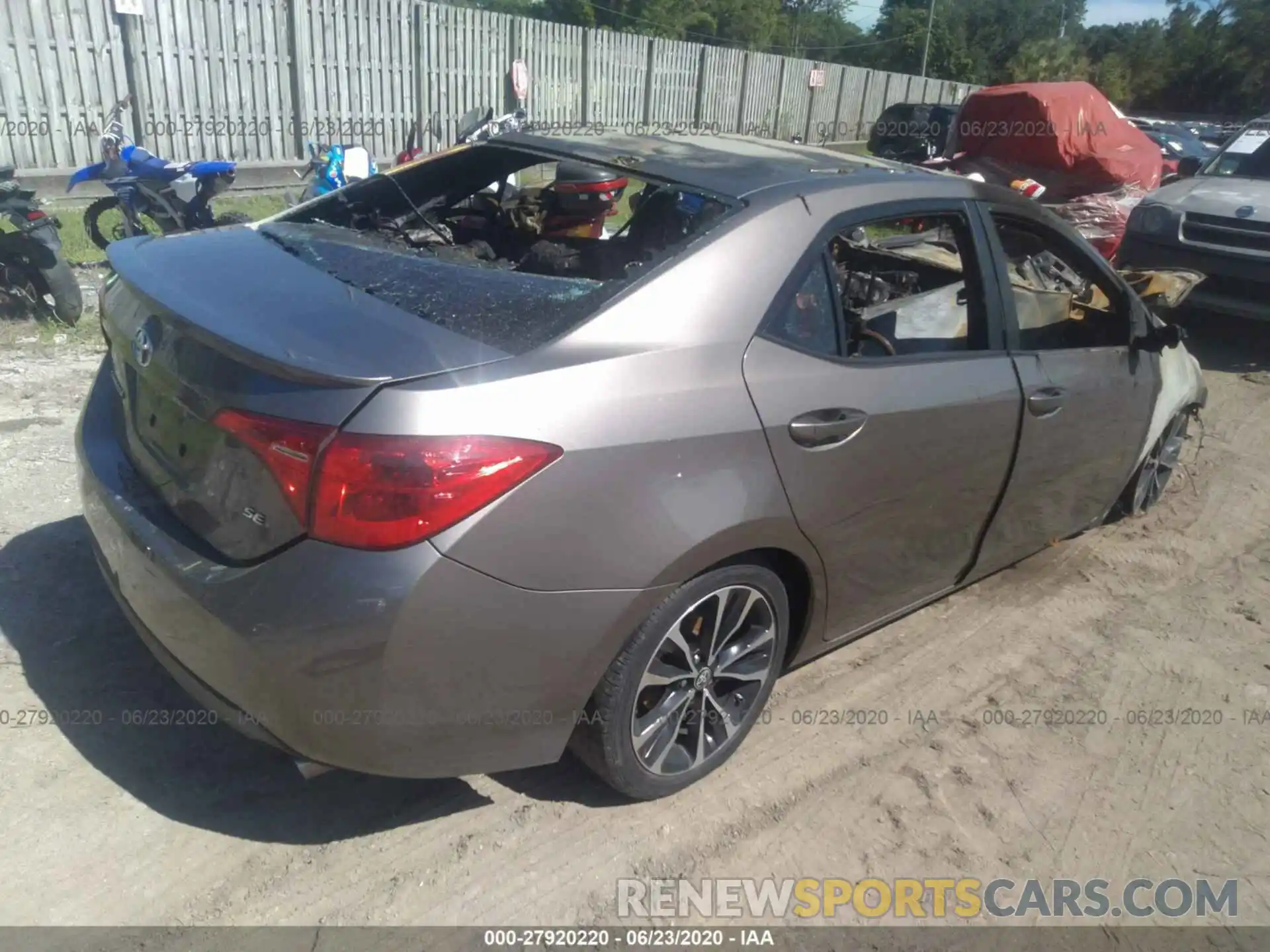 4 Photograph of a damaged car 5YFBURHE7KP856809 TOYOTA COROLLA 2019