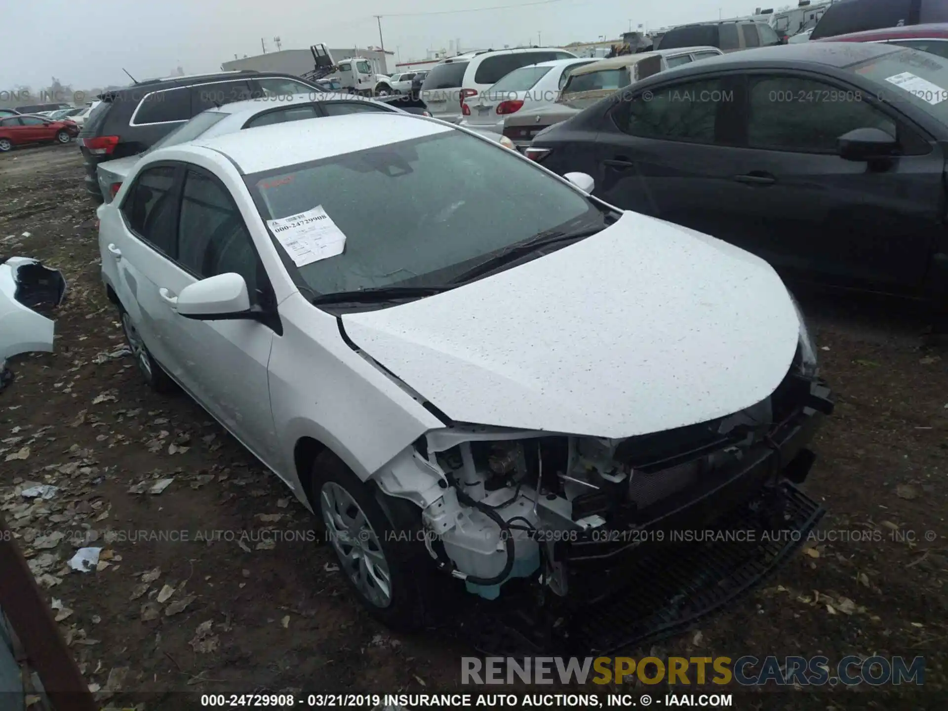 1 Photograph of a damaged car 5YFBURHE7KP856812 TOYOTA COROLLA 2019