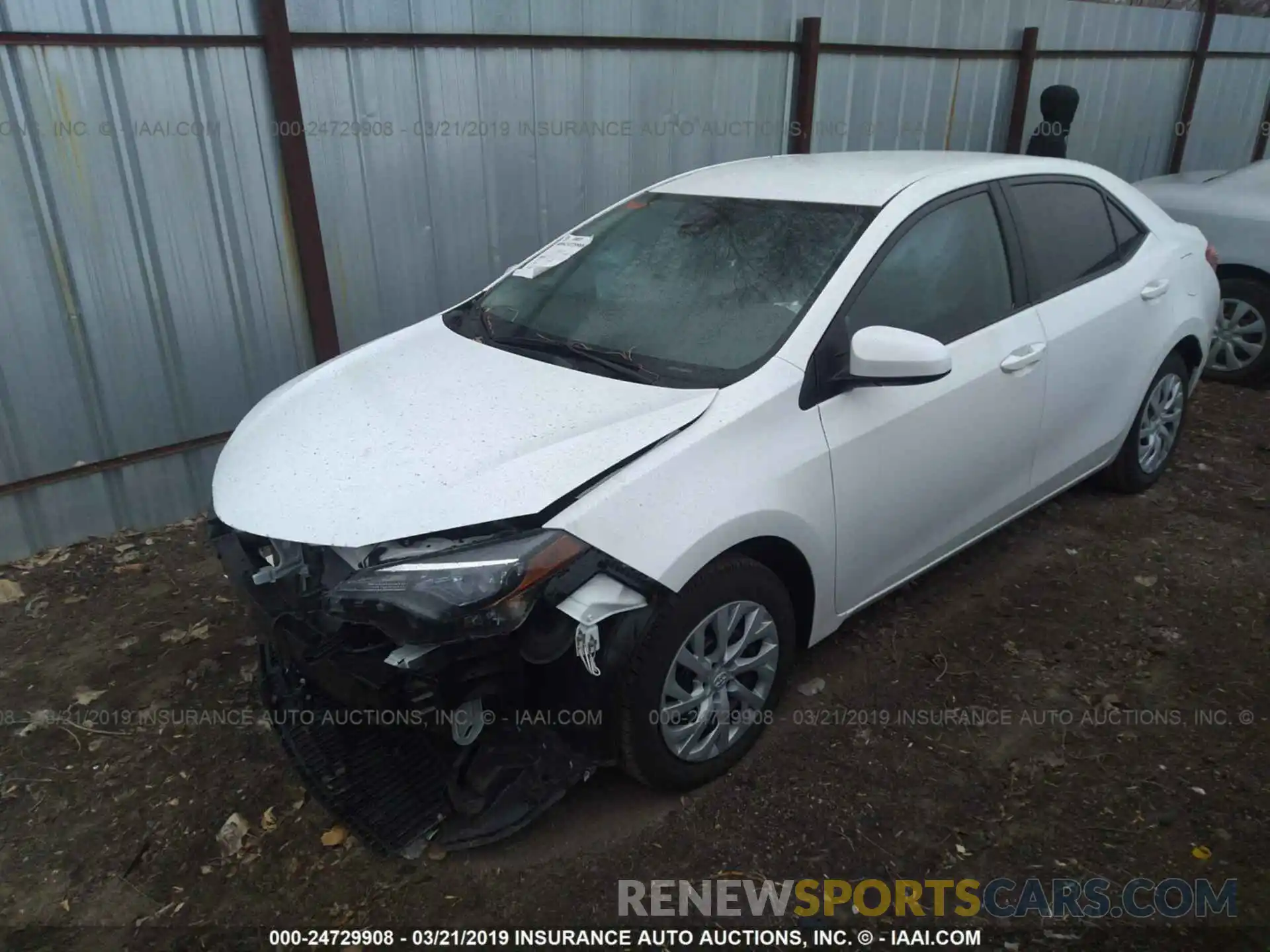 2 Photograph of a damaged car 5YFBURHE7KP856812 TOYOTA COROLLA 2019