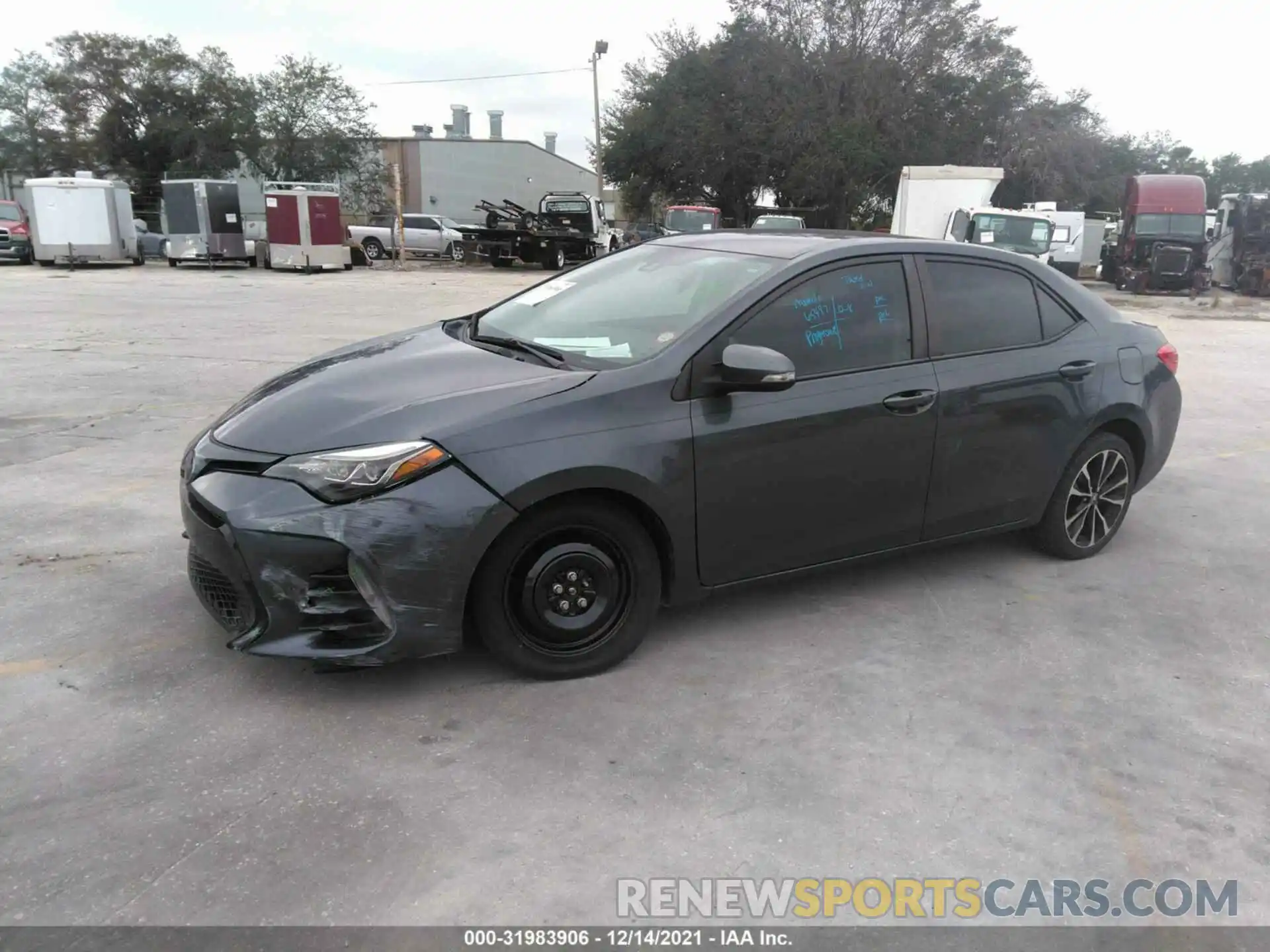 2 Photograph of a damaged car 5YFBURHE7KP857085 TOYOTA COROLLA 2019