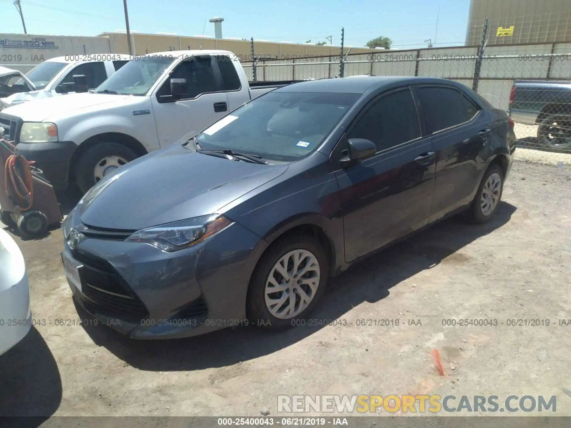 2 Photograph of a damaged car 5YFBURHE7KP857202 TOYOTA COROLLA 2019