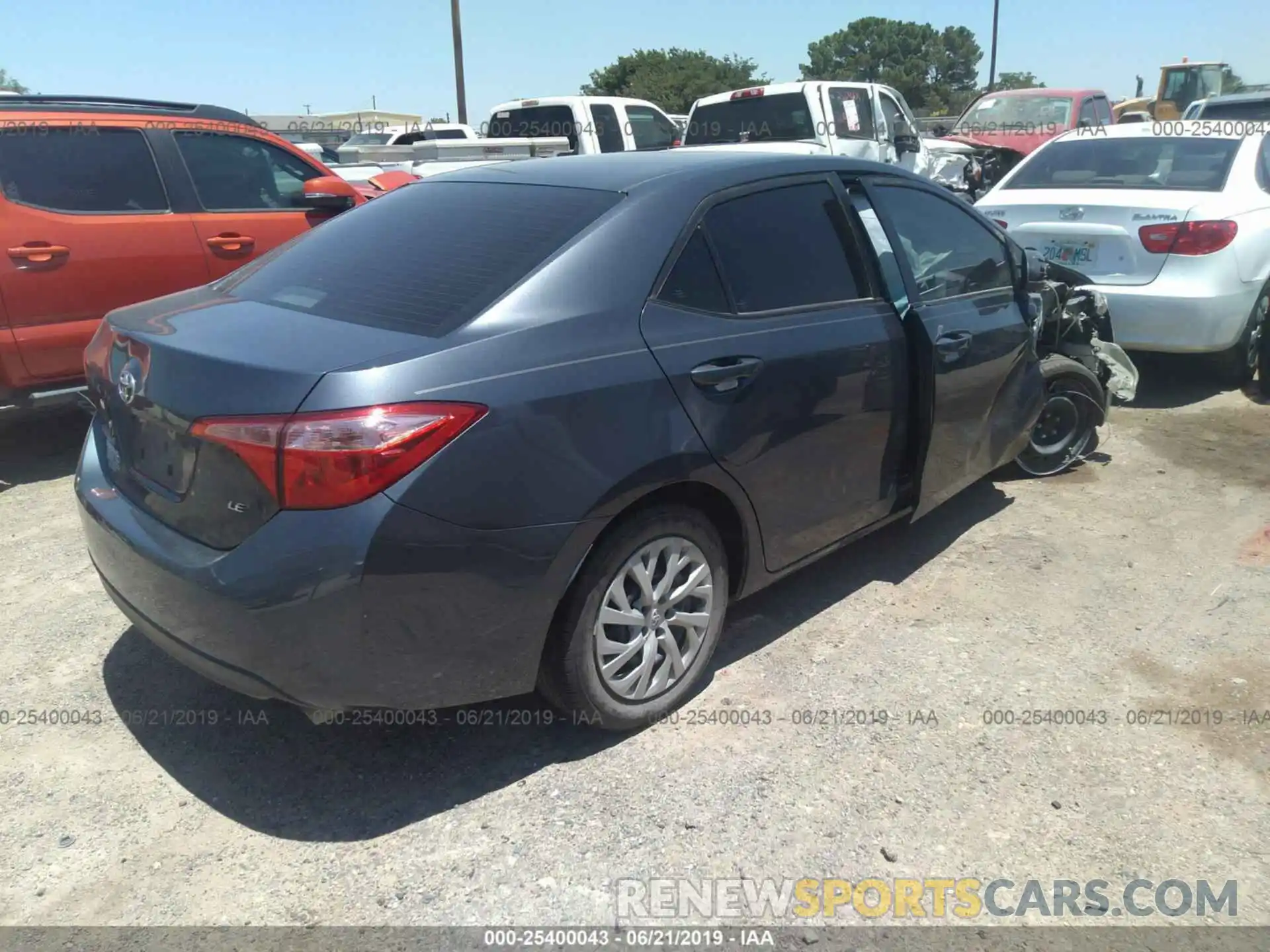 4 Photograph of a damaged car 5YFBURHE7KP857202 TOYOTA COROLLA 2019