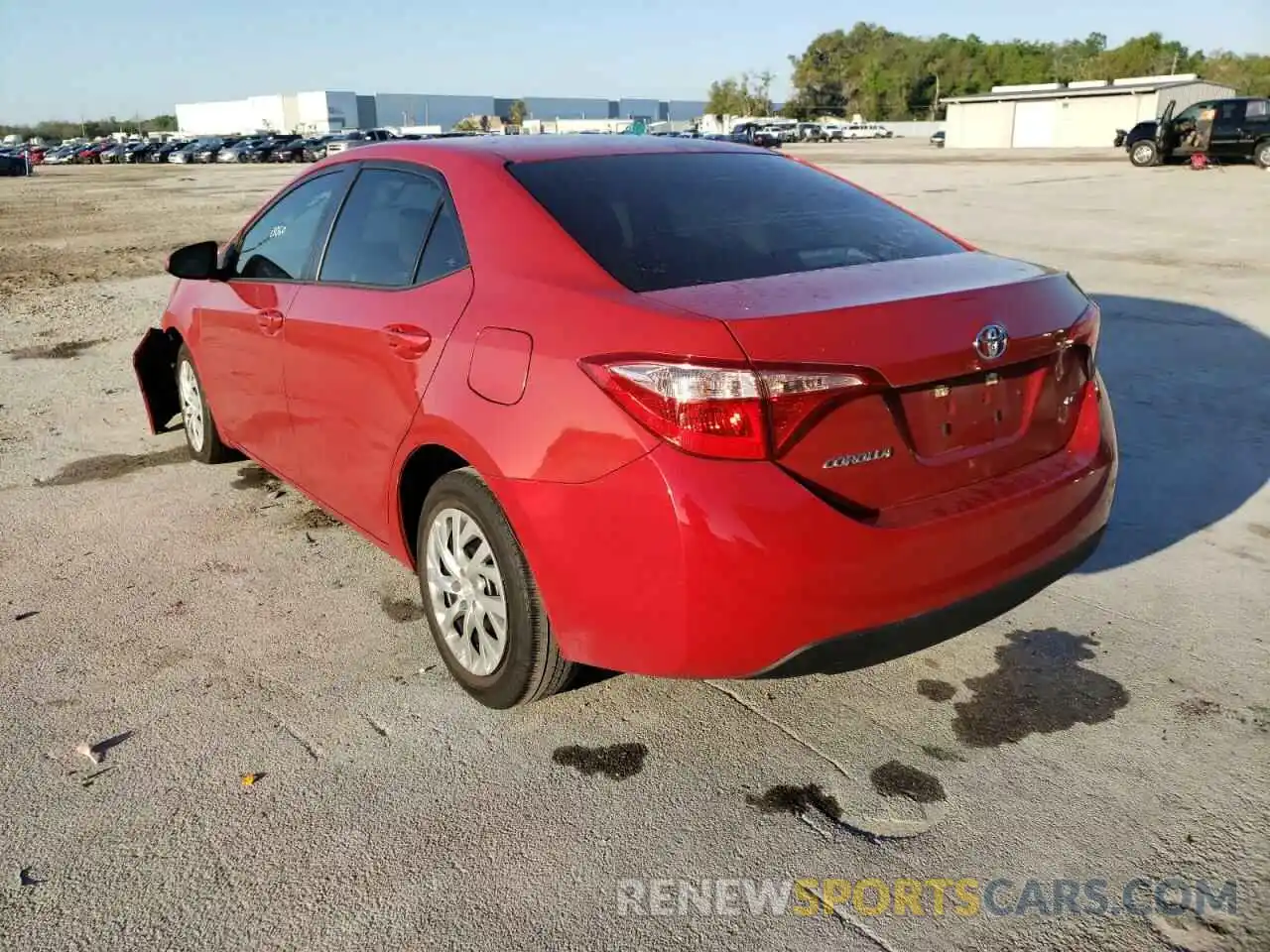 3 Photograph of a damaged car 5YFBURHE7KP857457 TOYOTA COROLLA 2019