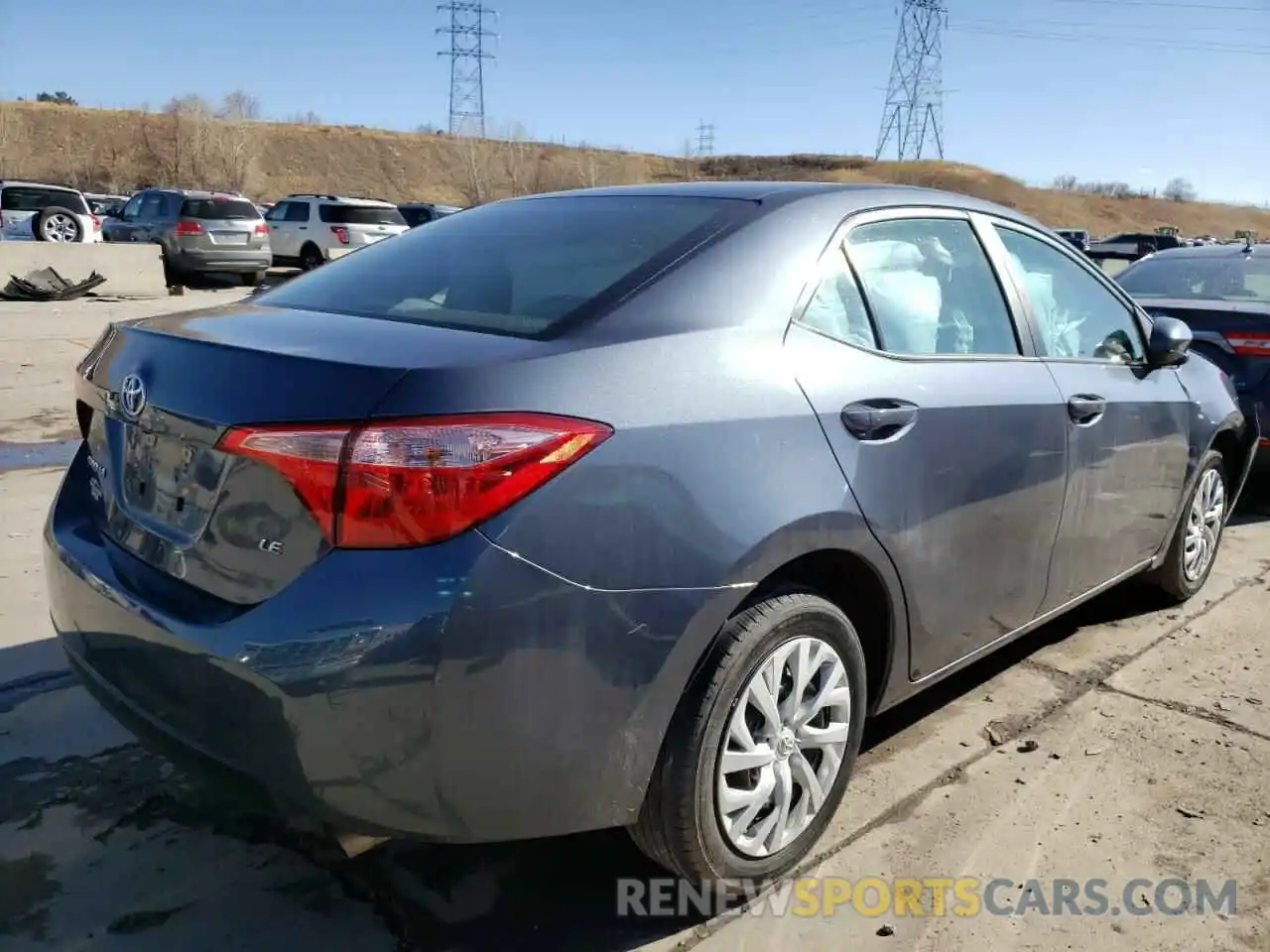 4 Photograph of a damaged car 5YFBURHE7KP857684 TOYOTA COROLLA 2019