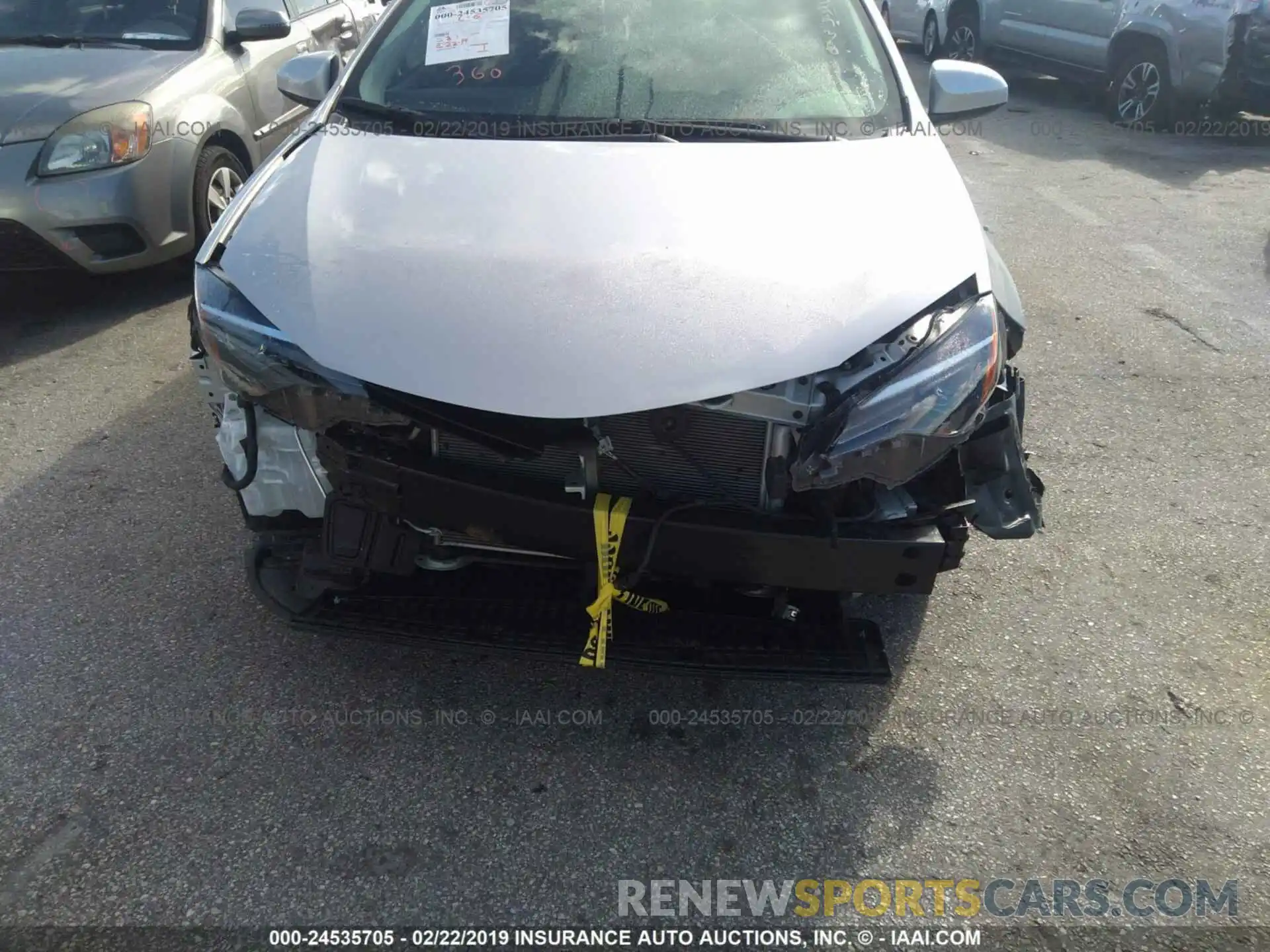 6 Photograph of a damaged car 5YFBURHE7KP857930 TOYOTA COROLLA 2019