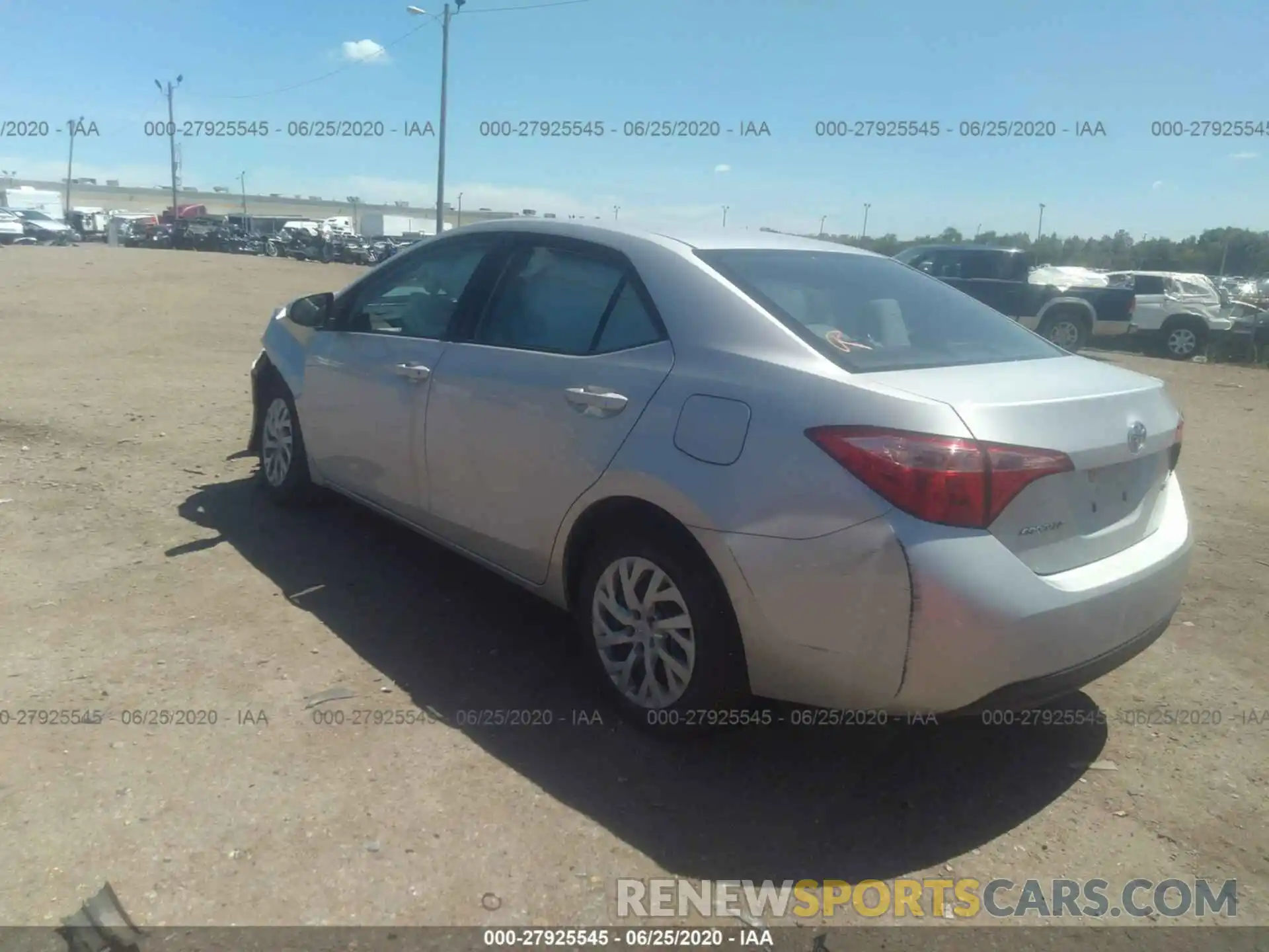 3 Photograph of a damaged car 5YFBURHE7KP858026 TOYOTA COROLLA 2019