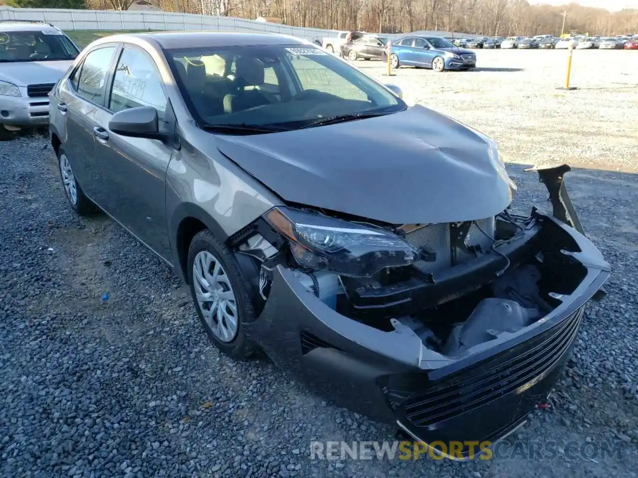 1 Photograph of a damaged car 5YFBURHE7KP858172 TOYOTA COROLLA 2019