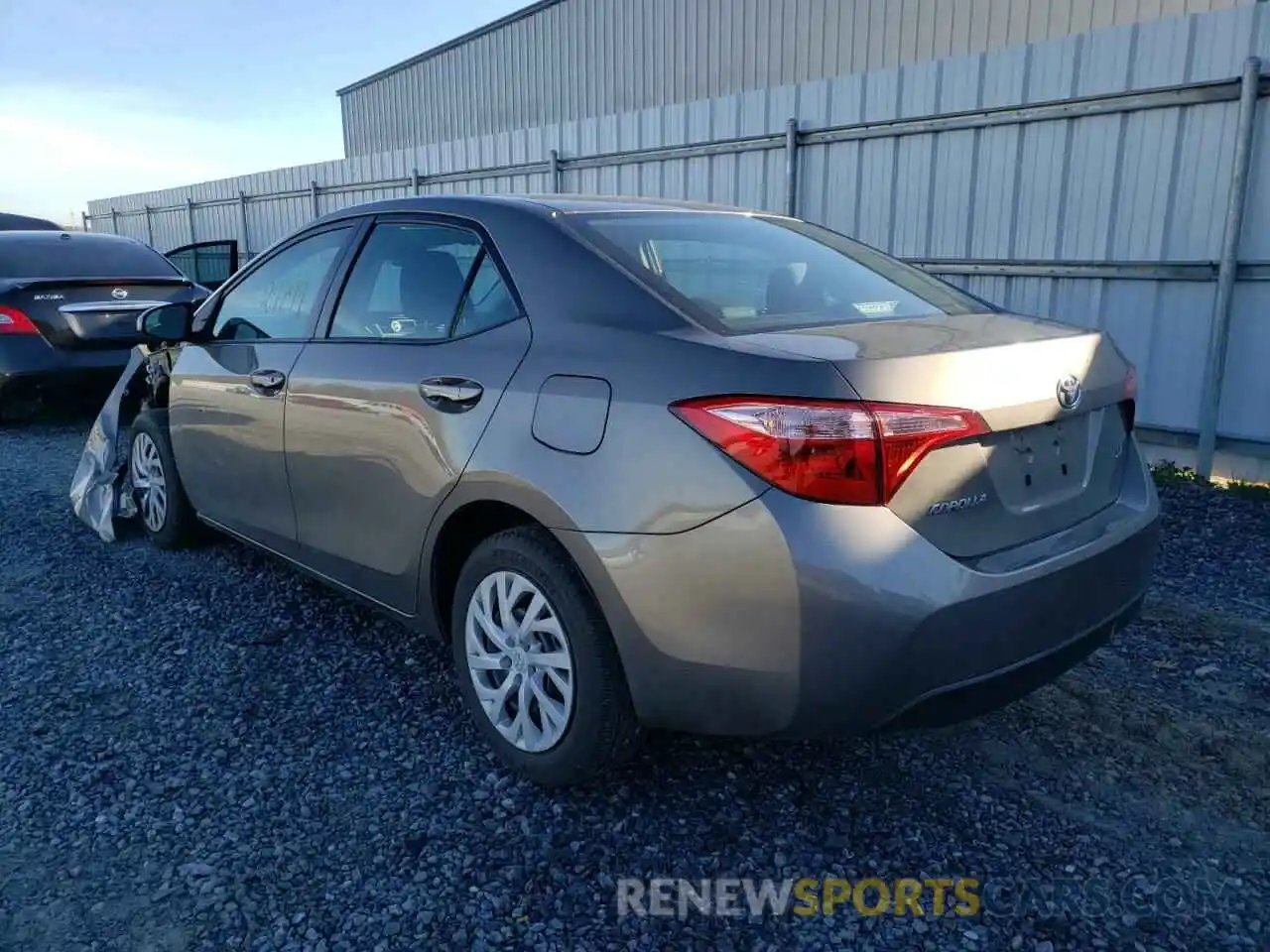 3 Photograph of a damaged car 5YFBURHE7KP858172 TOYOTA COROLLA 2019