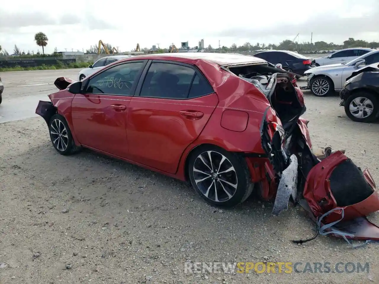 3 Photograph of a damaged car 5YFBURHE7KP858477 TOYOTA COROLLA 2019