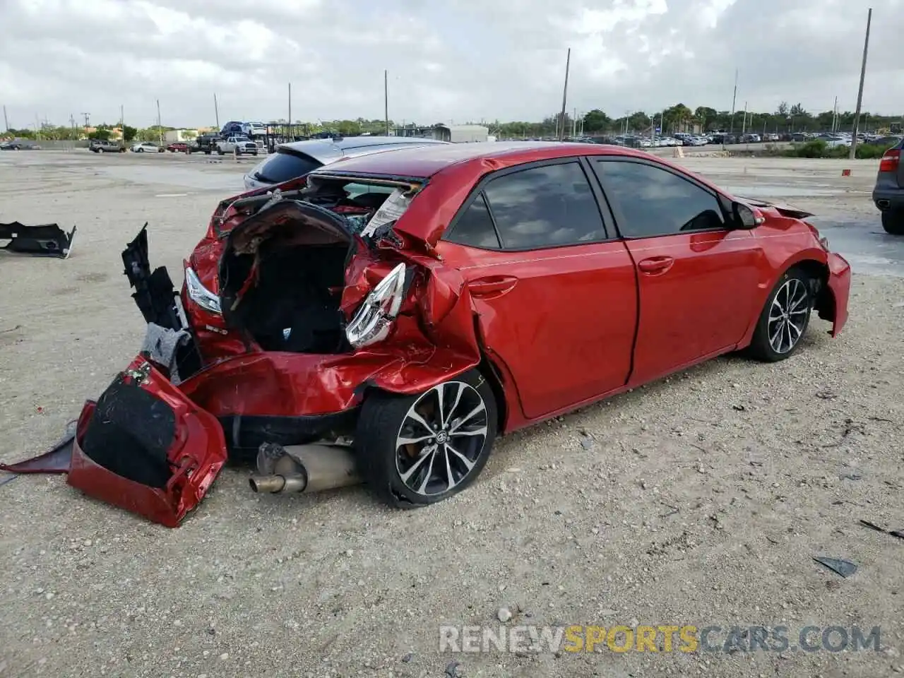 4 Photograph of a damaged car 5YFBURHE7KP858477 TOYOTA COROLLA 2019