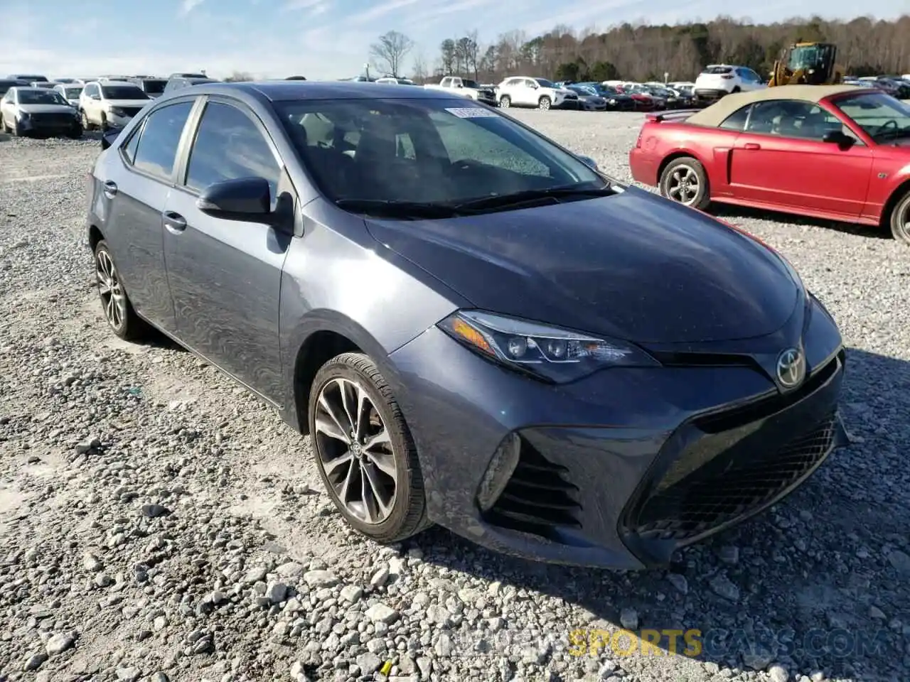 1 Photograph of a damaged car 5YFBURHE7KP859130 TOYOTA COROLLA 2019