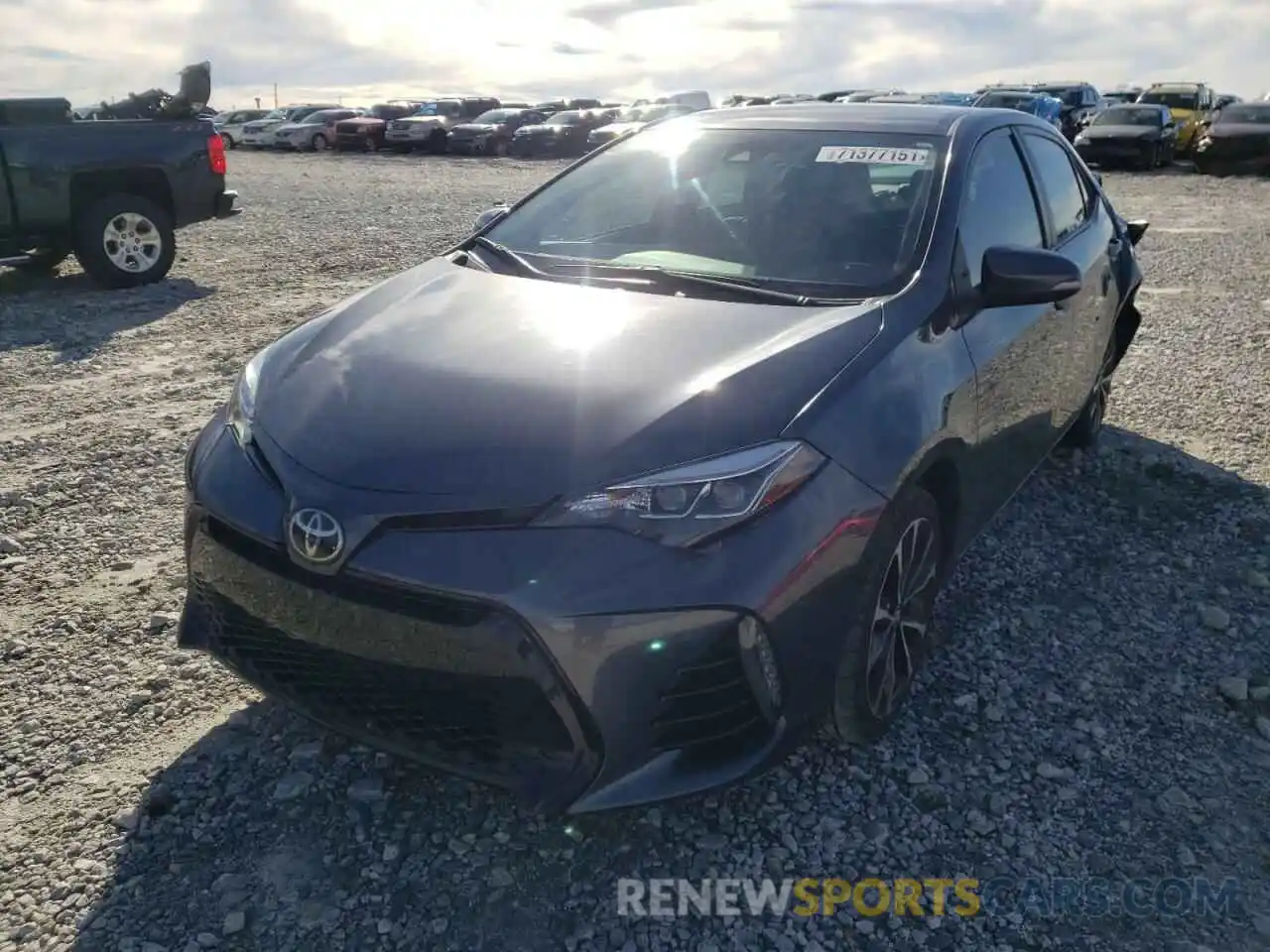 2 Photograph of a damaged car 5YFBURHE7KP859130 TOYOTA COROLLA 2019