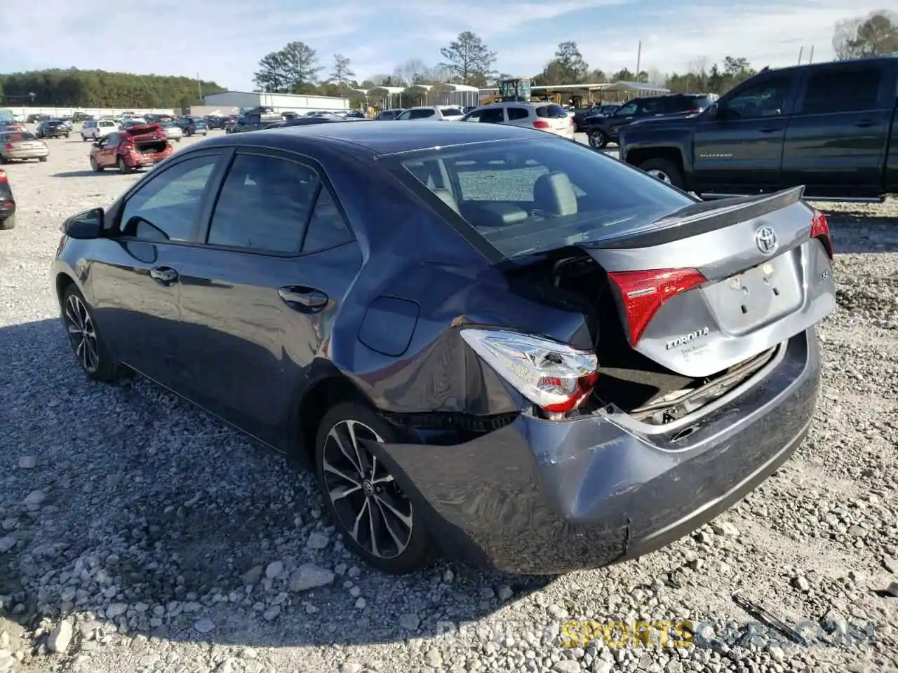 3 Photograph of a damaged car 5YFBURHE7KP859130 TOYOTA COROLLA 2019