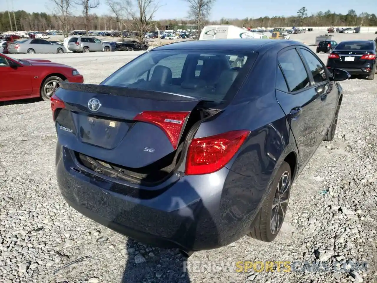 4 Photograph of a damaged car 5YFBURHE7KP859130 TOYOTA COROLLA 2019