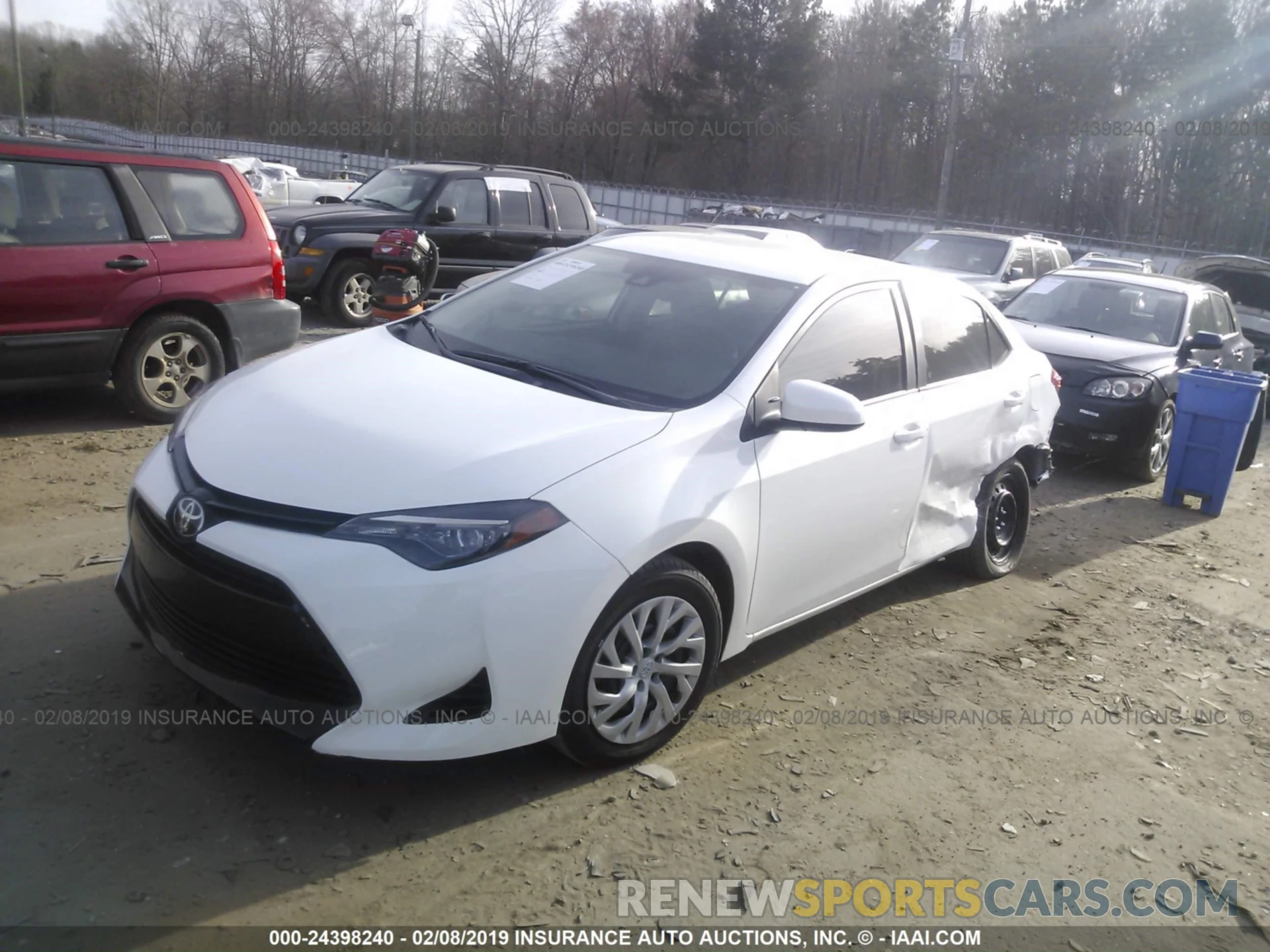 2 Photograph of a damaged car 5YFBURHE7KP859208 TOYOTA COROLLA 2019