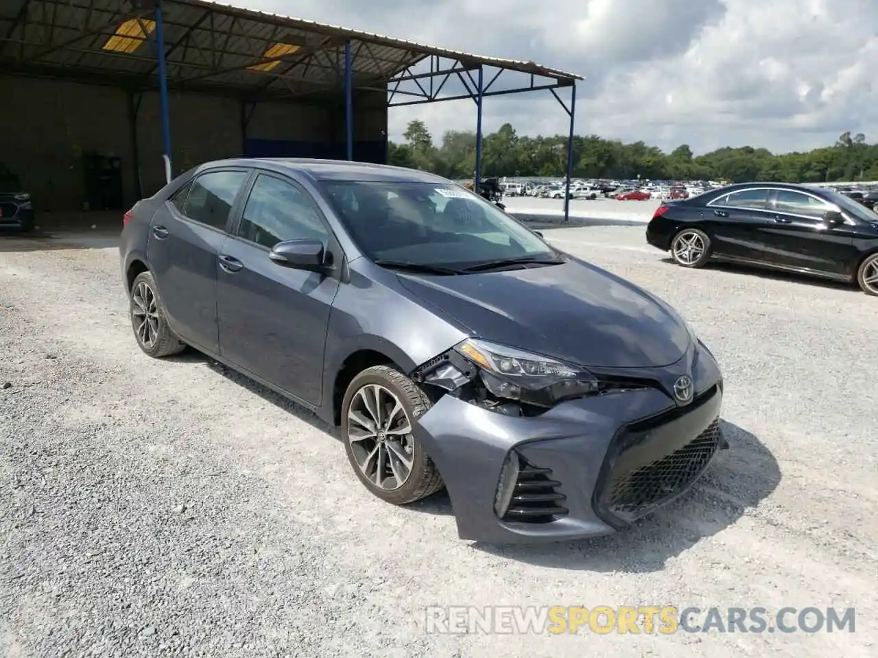 1 Photograph of a damaged car 5YFBURHE7KP859354 TOYOTA COROLLA 2019