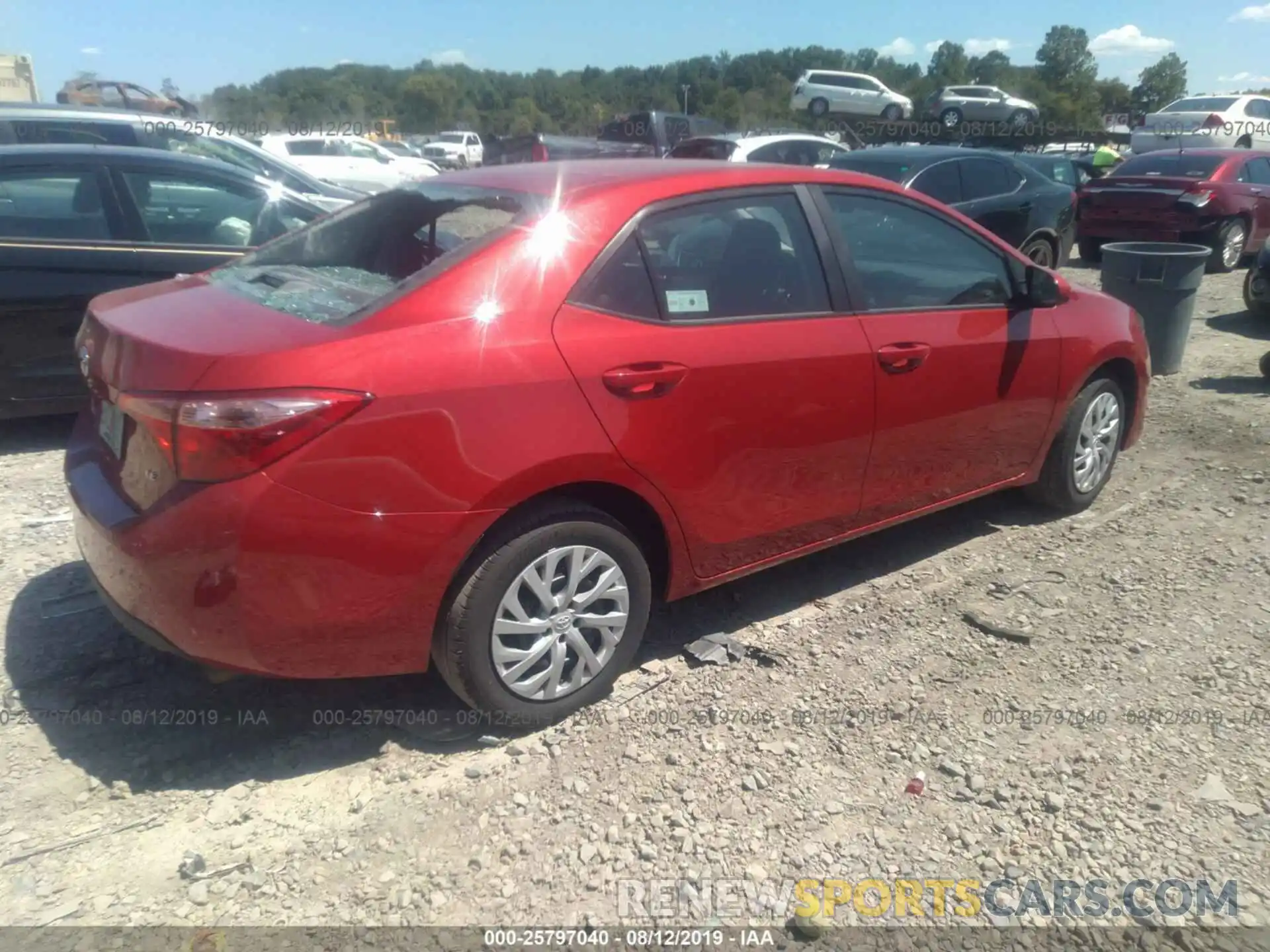 4 Photograph of a damaged car 5YFBURHE7KP859466 TOYOTA COROLLA 2019