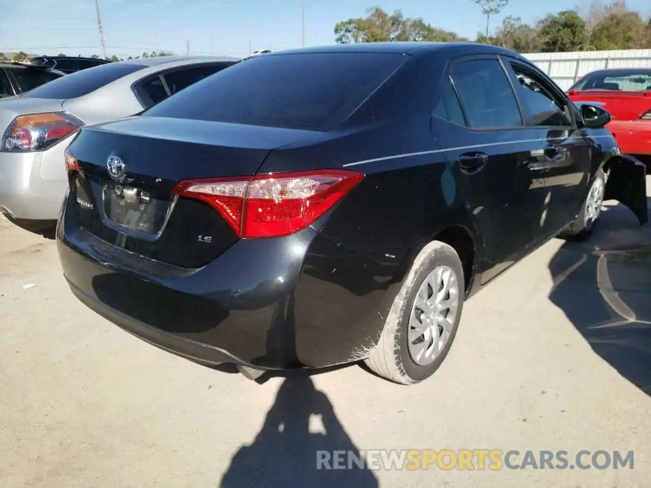 4 Photograph of a damaged car 5YFBURHE7KP859581 TOYOTA COROLLA 2019