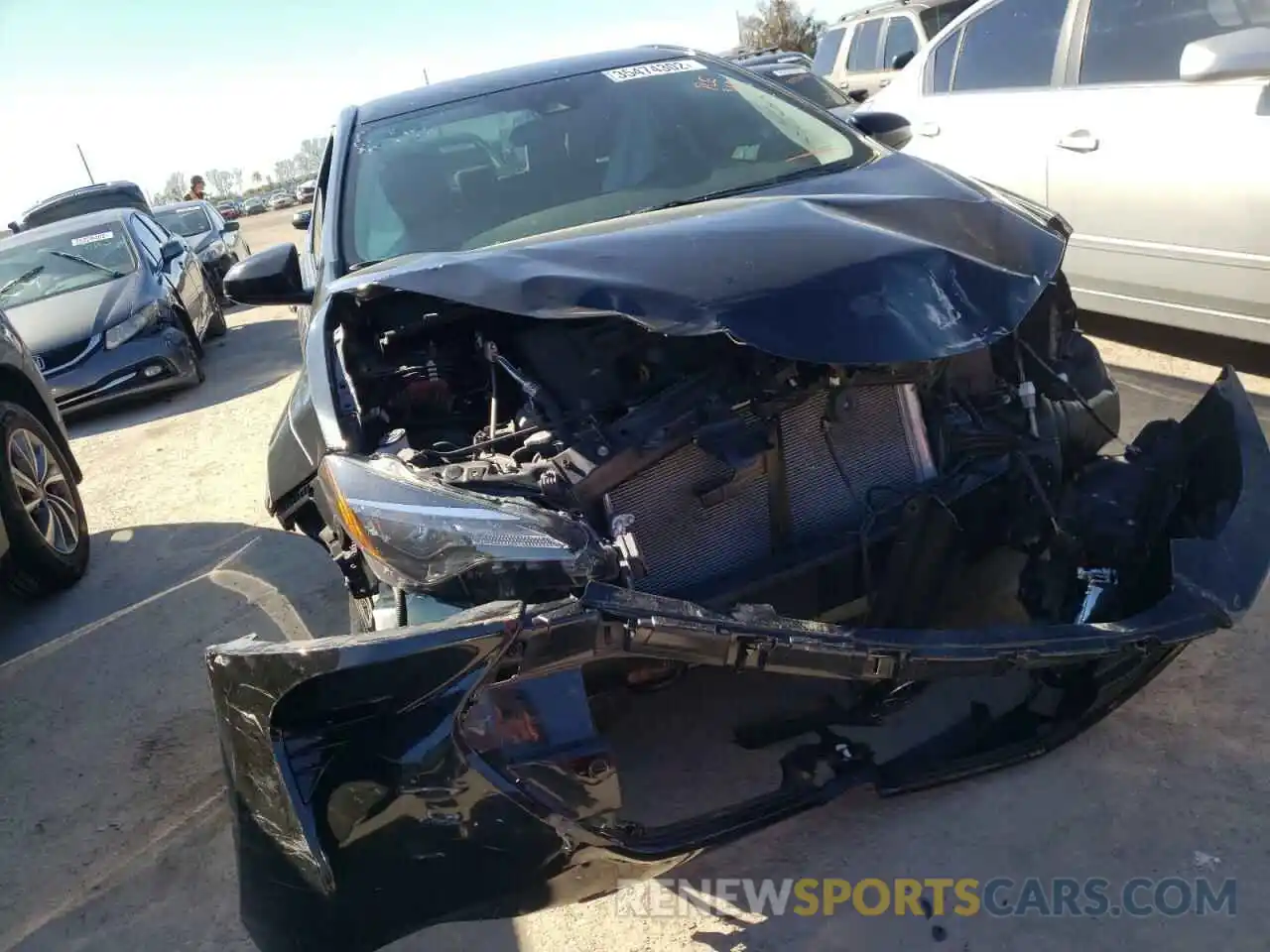 9 Photograph of a damaged car 5YFBURHE7KP859581 TOYOTA COROLLA 2019