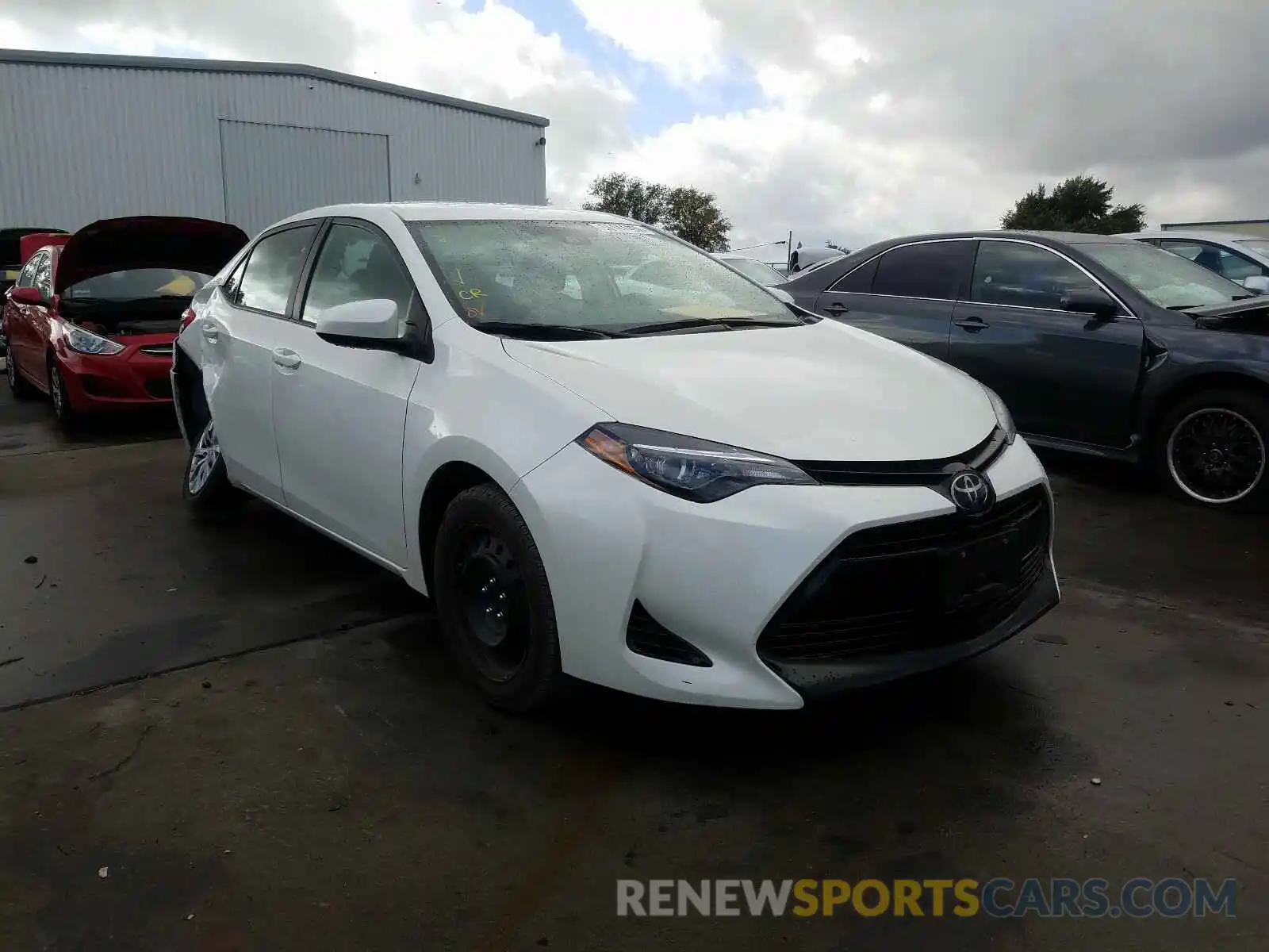 1 Photograph of a damaged car 5YFBURHE7KP859662 TOYOTA COROLLA 2019