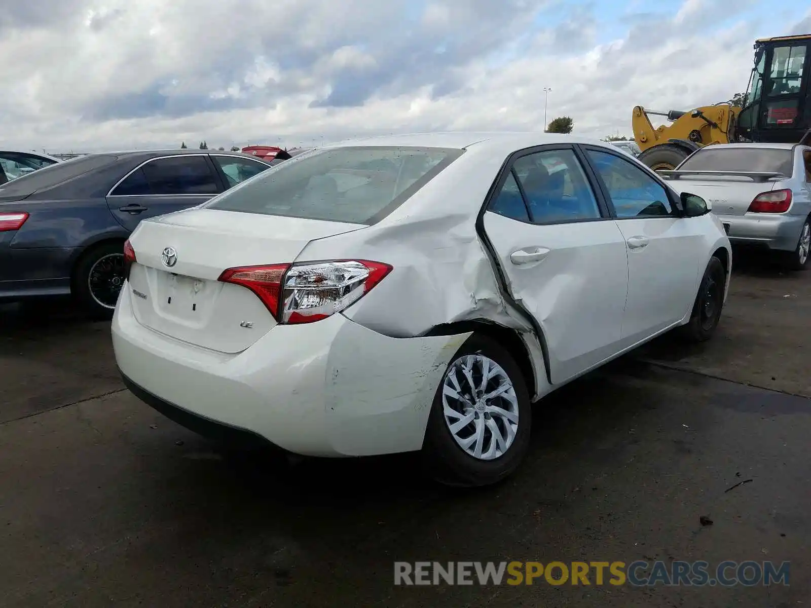 4 Photograph of a damaged car 5YFBURHE7KP859662 TOYOTA COROLLA 2019