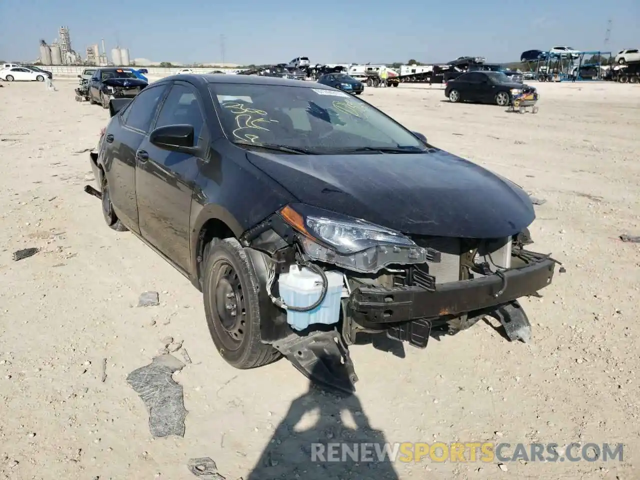 1 Photograph of a damaged car 5YFBURHE7KP859998 TOYOTA COROLLA 2019