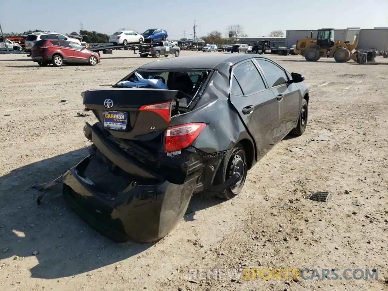 4 Photograph of a damaged car 5YFBURHE7KP859998 TOYOTA COROLLA 2019