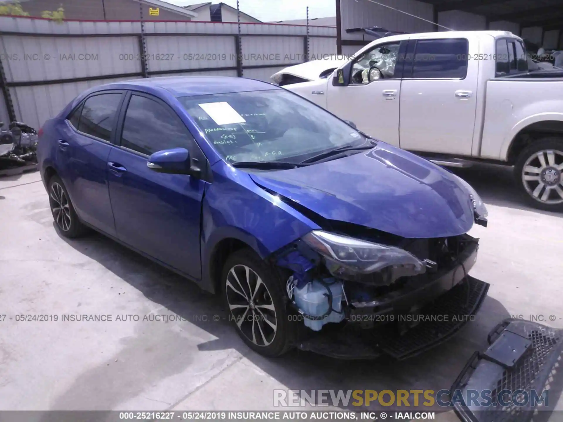 1 Photograph of a damaged car 5YFBURHE7KP860438 TOYOTA COROLLA 2019