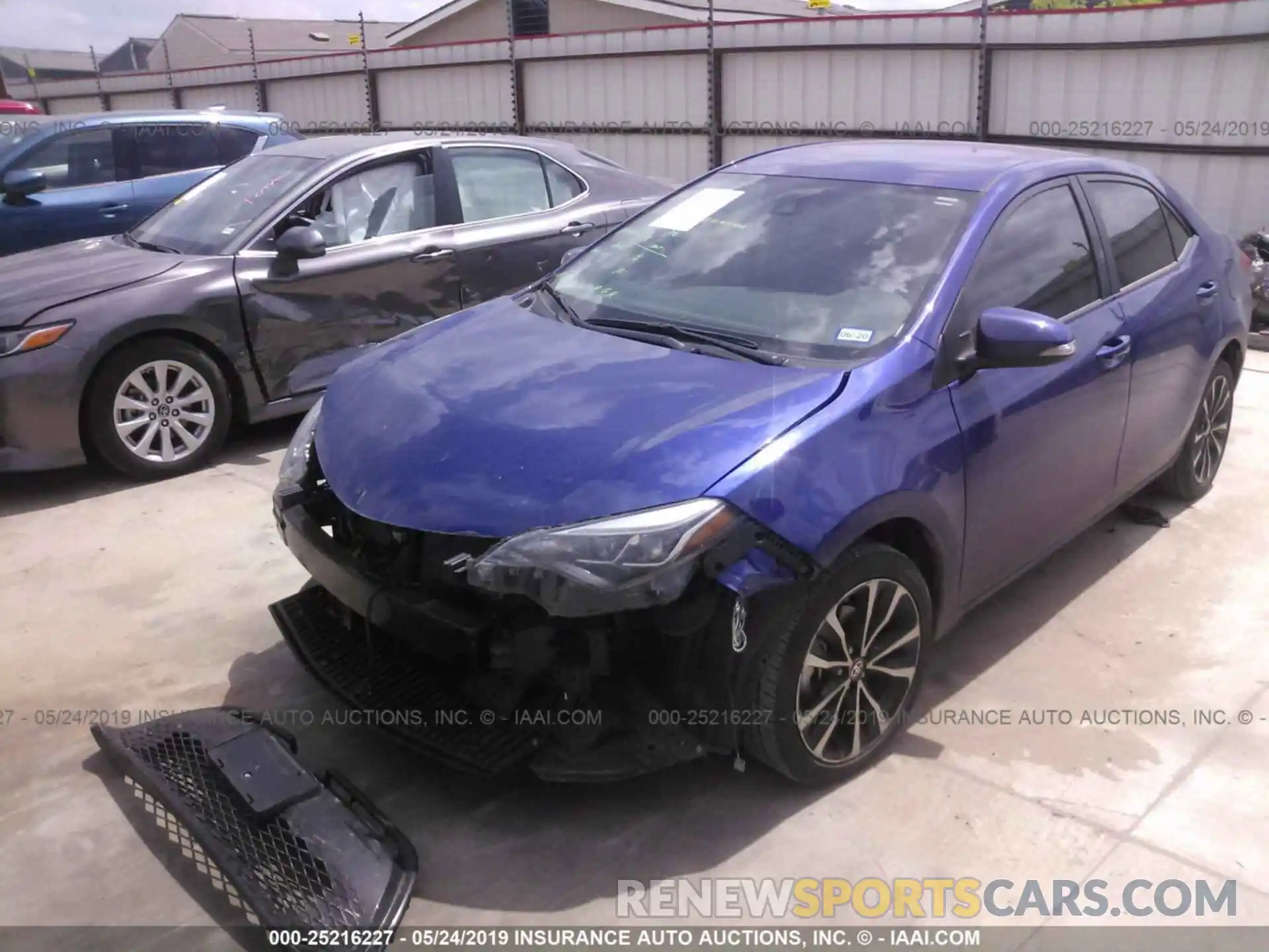 2 Photograph of a damaged car 5YFBURHE7KP860438 TOYOTA COROLLA 2019