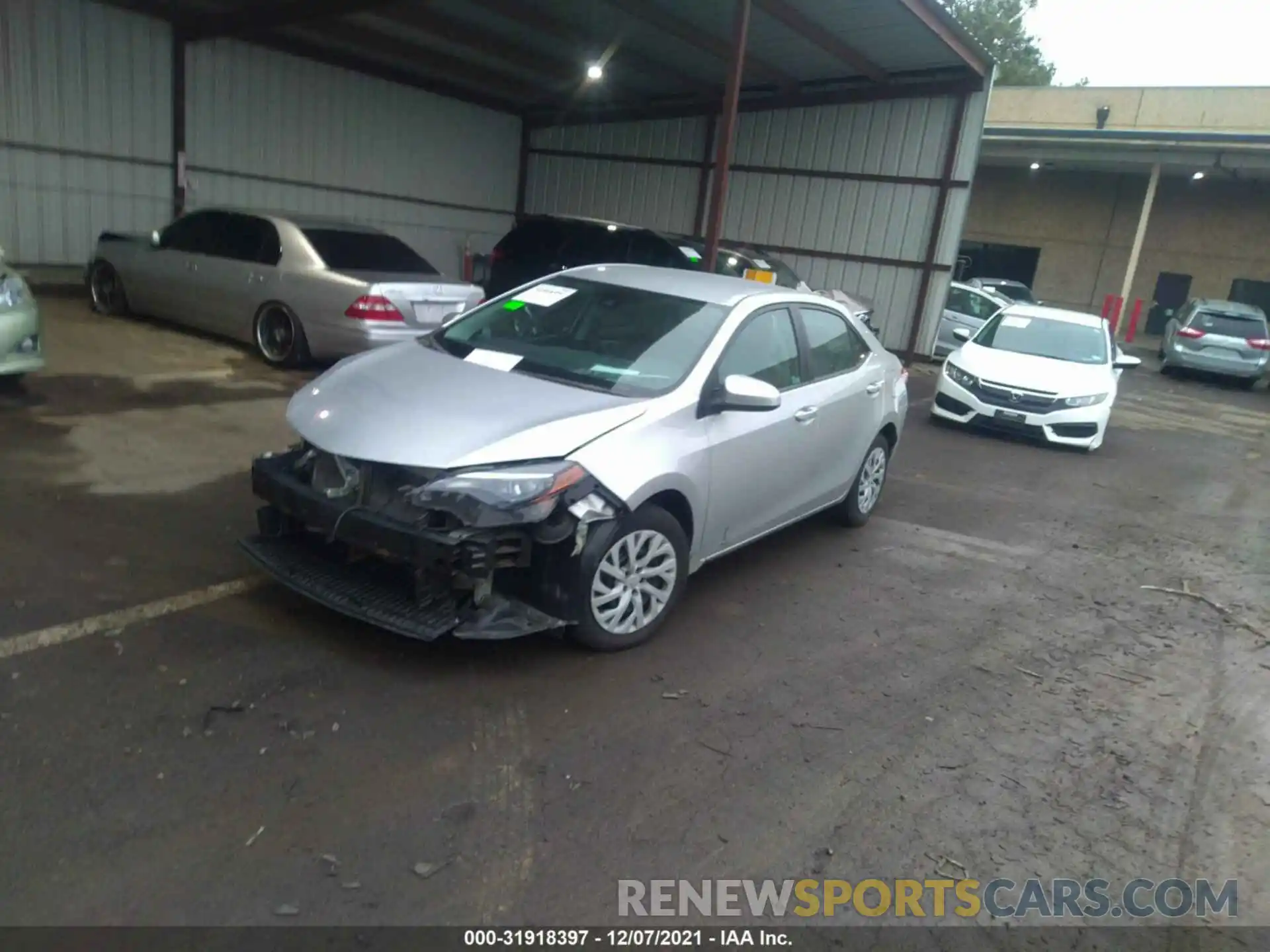 2 Photograph of a damaged car 5YFBURHE7KP860830 TOYOTA COROLLA 2019