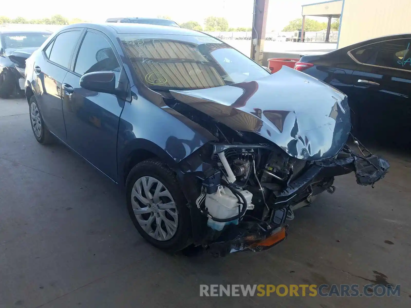 1 Photograph of a damaged car 5YFBURHE7KP861198 TOYOTA COROLLA 2019