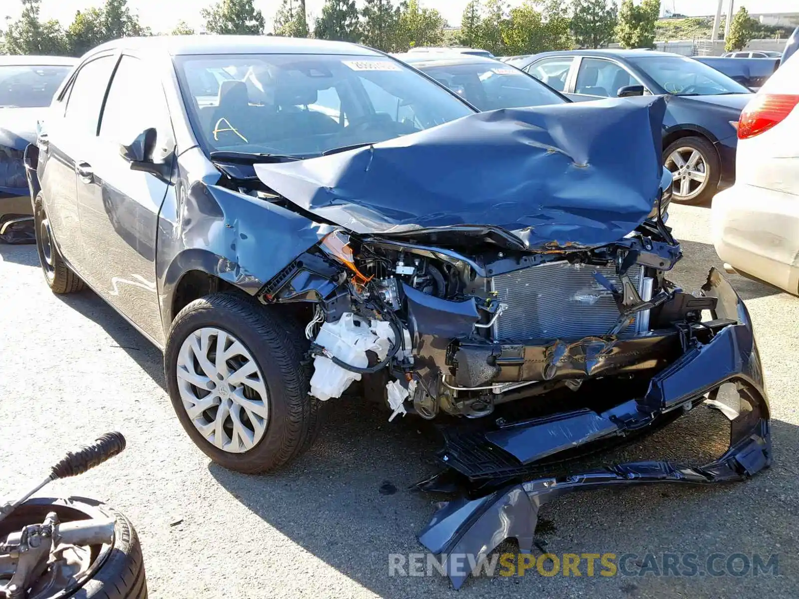 1 Photograph of a damaged car 5YFBURHE7KP861234 TOYOTA COROLLA 2019