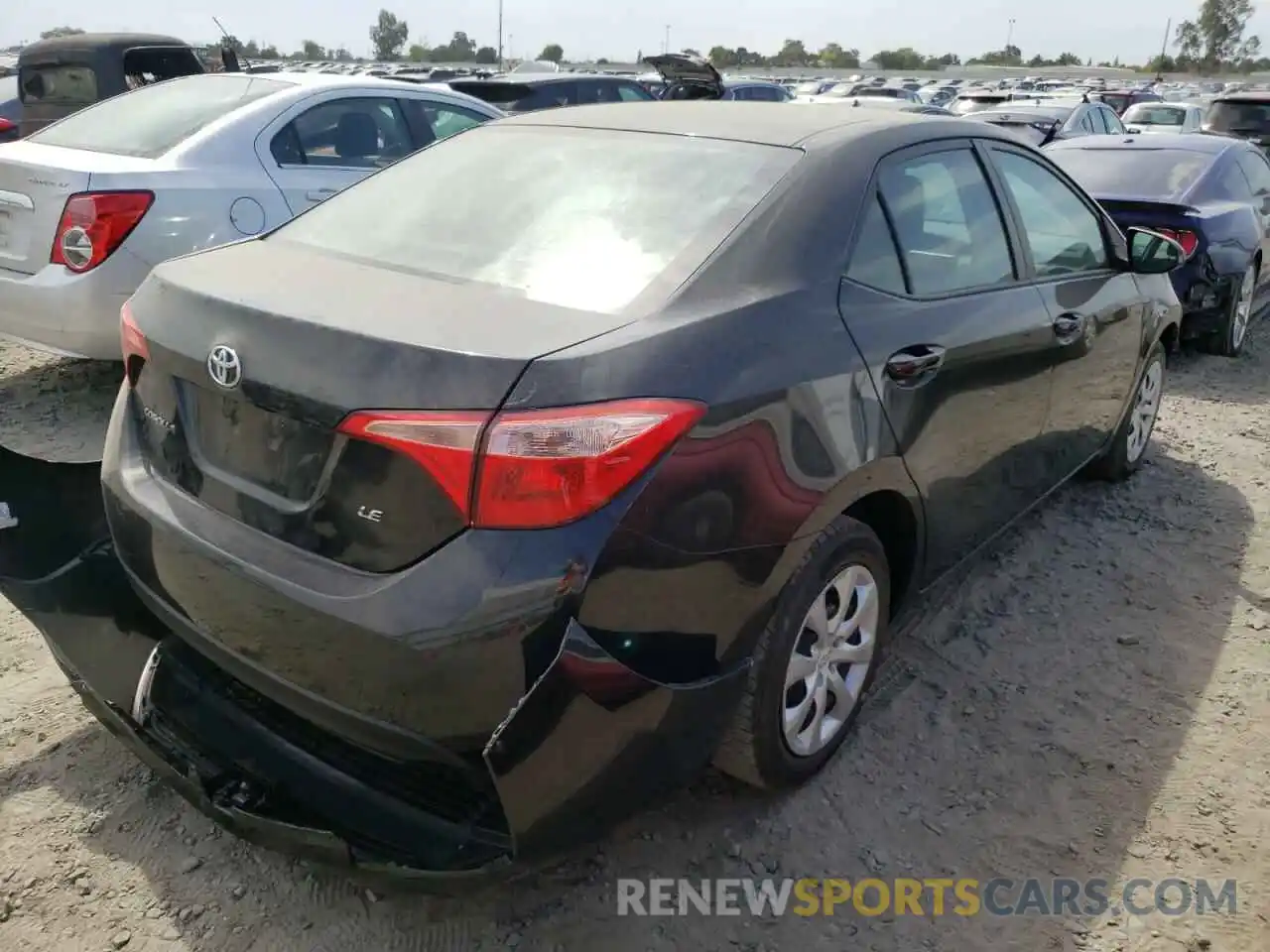 4 Photograph of a damaged car 5YFBURHE7KP861461 TOYOTA COROLLA 2019