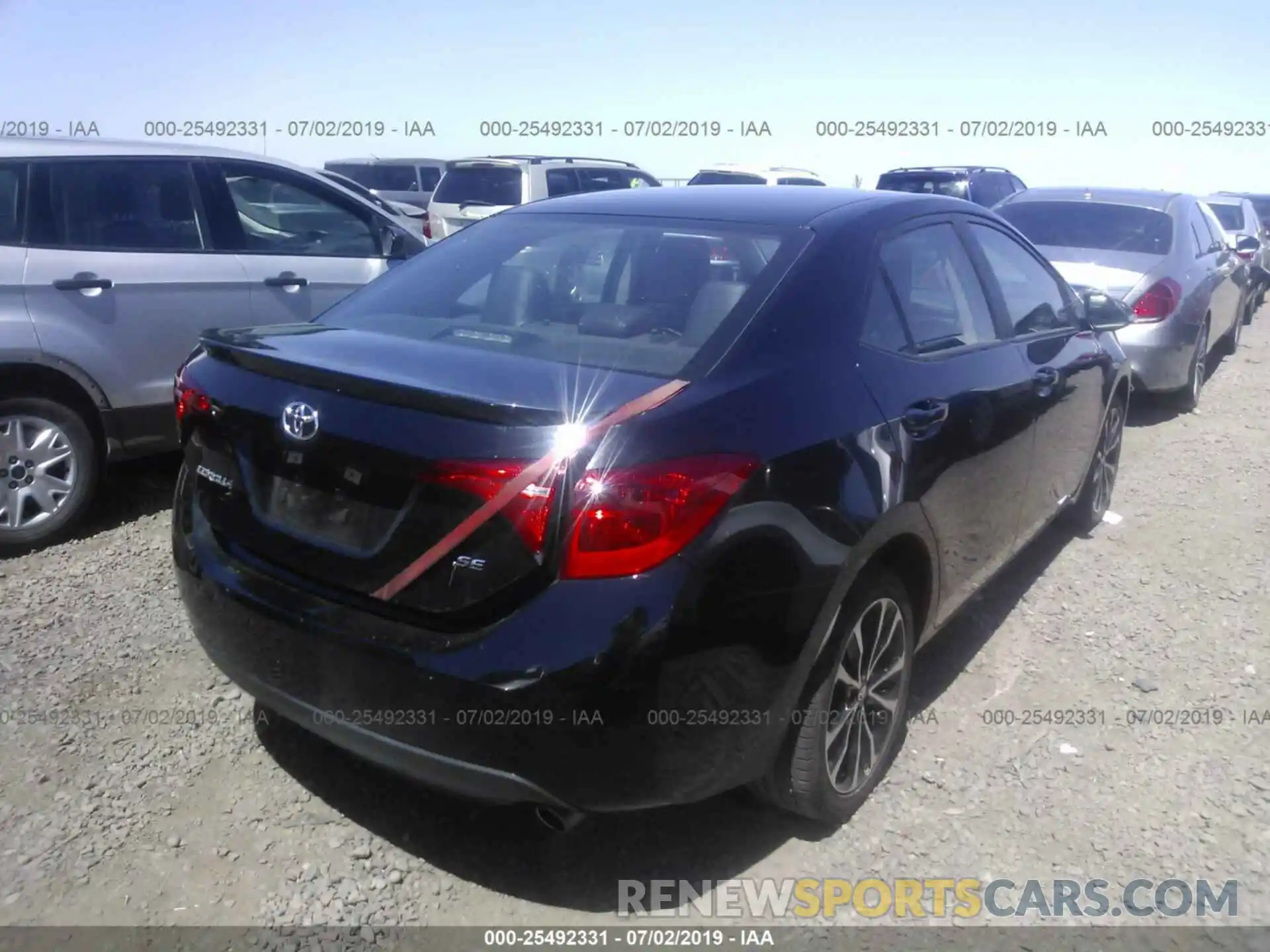 4 Photograph of a damaged car 5YFBURHE7KP861640 TOYOTA COROLLA 2019