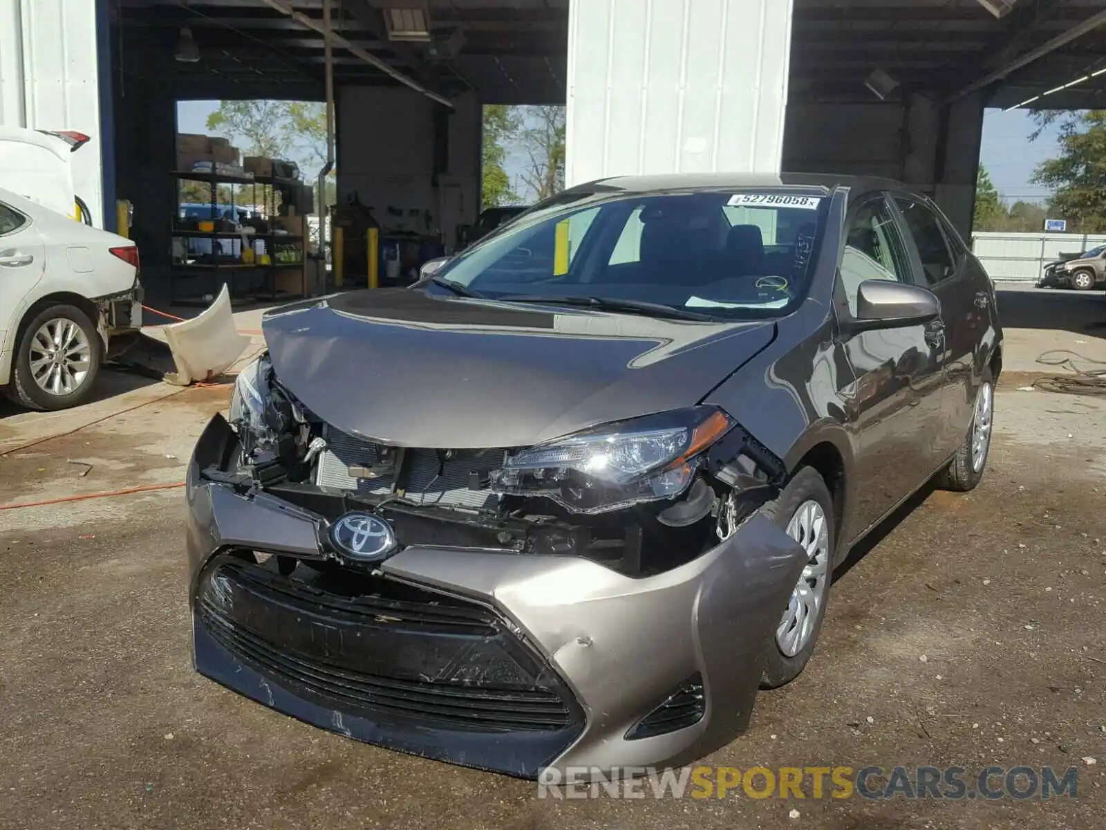 2 Photograph of a damaged car 5YFBURHE7KP861847 TOYOTA COROLLA 2019