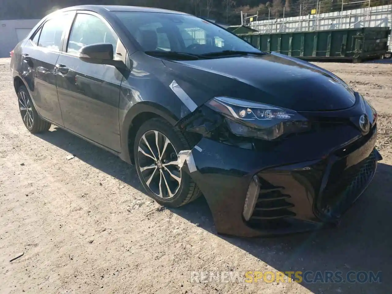 1 Photograph of a damaged car 5YFBURHE7KP862397 TOYOTA COROLLA 2019