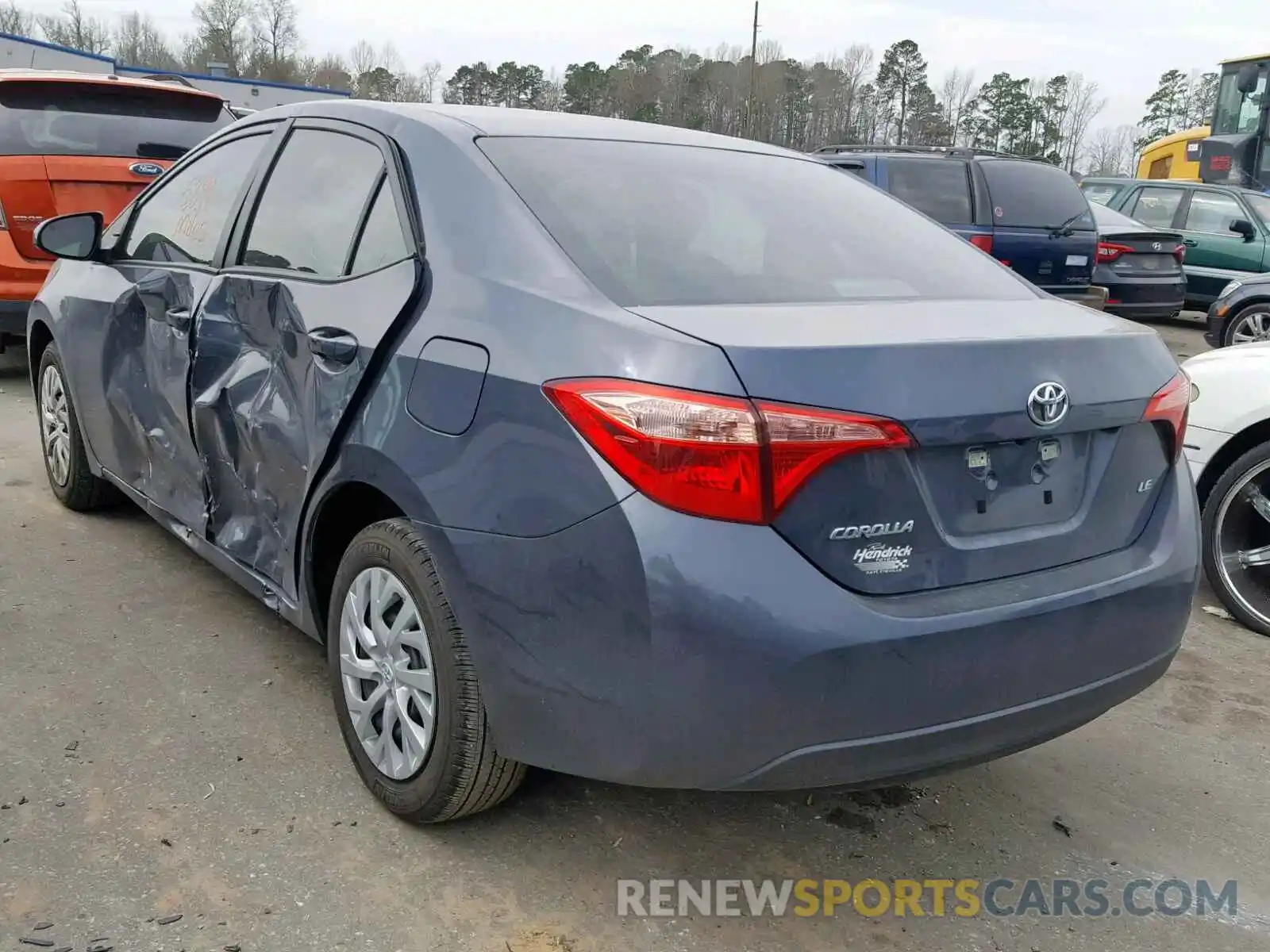 3 Photograph of a damaged car 5YFBURHE7KP862481 TOYOTA COROLLA 2019