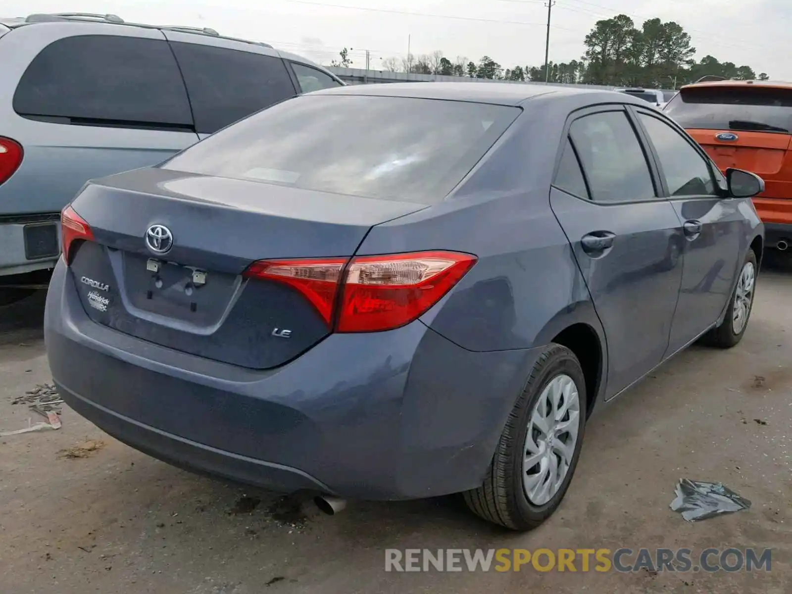 4 Photograph of a damaged car 5YFBURHE7KP862481 TOYOTA COROLLA 2019