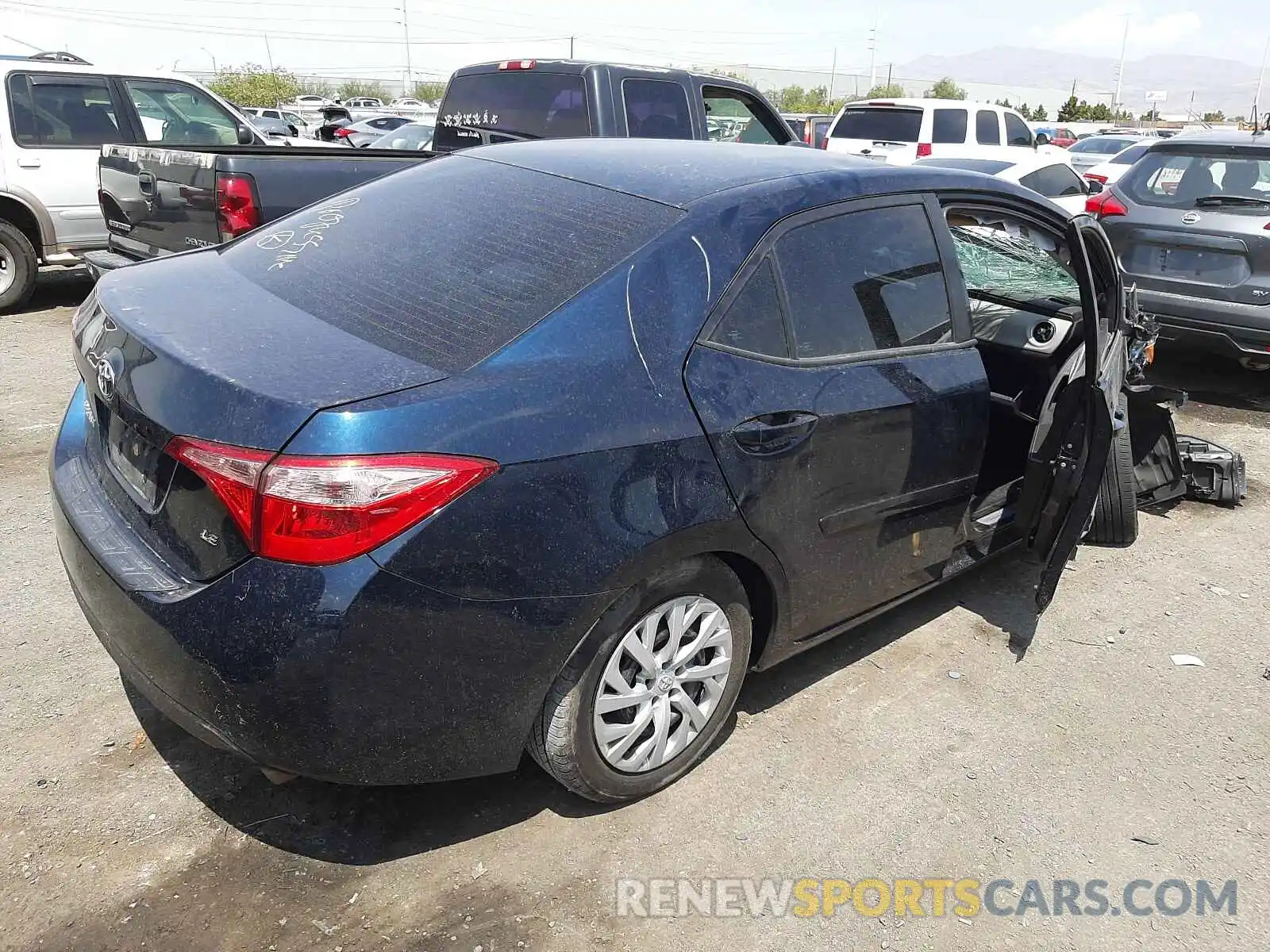 4 Photograph of a damaged car 5YFBURHE7KP863016 TOYOTA COROLLA 2019