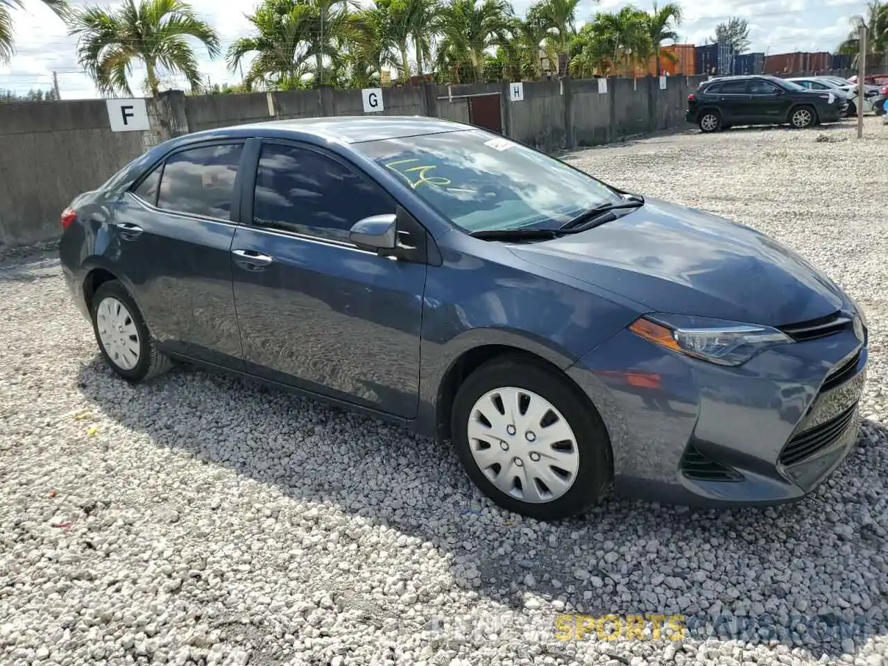 4 Photograph of a damaged car 5YFBURHE7KP863677 TOYOTA COROLLA 2019