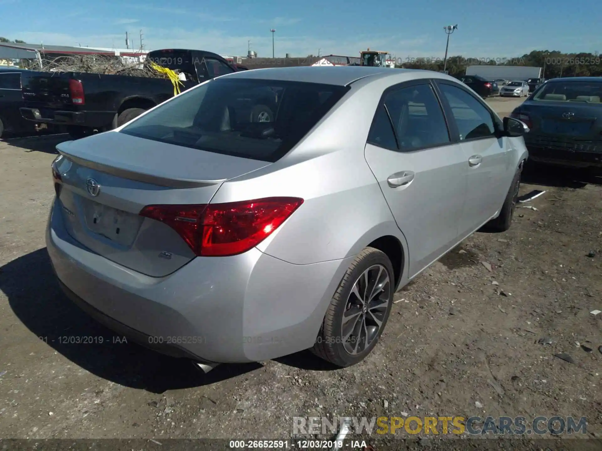 4 Photograph of a damaged car 5YFBURHE7KP863792 TOYOTA COROLLA 2019