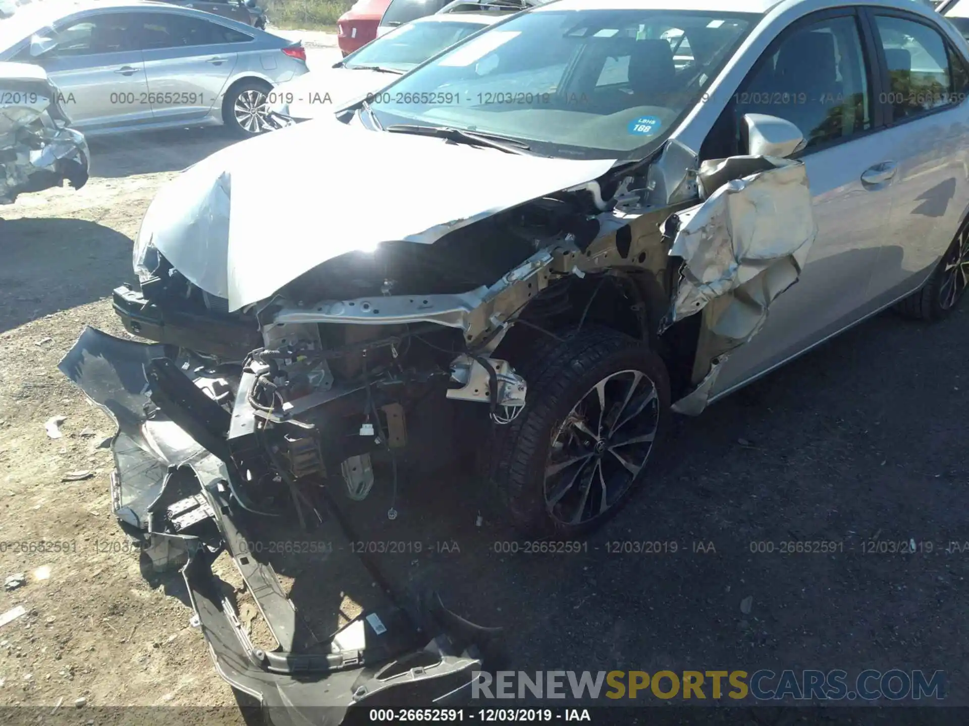 6 Photograph of a damaged car 5YFBURHE7KP863792 TOYOTA COROLLA 2019