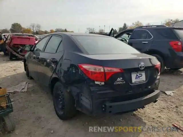 3 Photograph of a damaged car 5YFBURHE7KP864022 TOYOTA COROLLA 2019