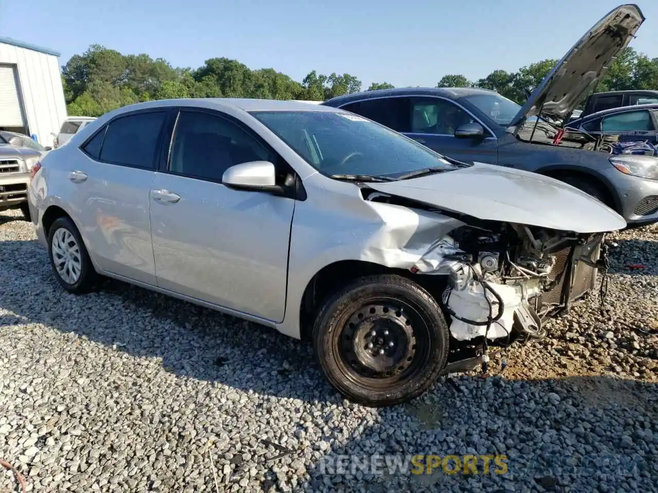 4 Фотография поврежденного автомобиля 5YFBURHE7KP864280 TOYOTA COROLLA 2019
