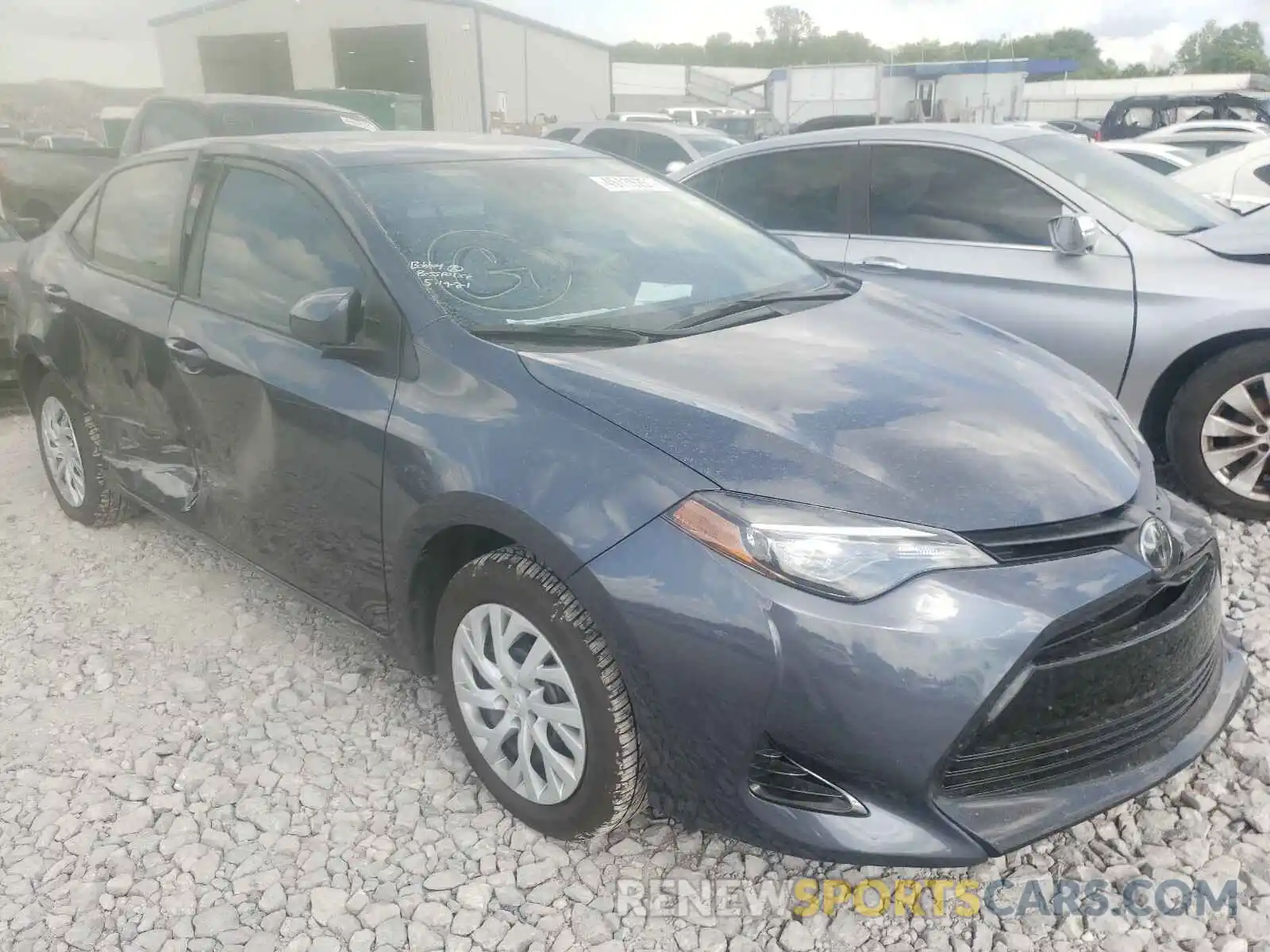 1 Photograph of a damaged car 5YFBURHE7KP864490 TOYOTA COROLLA 2019