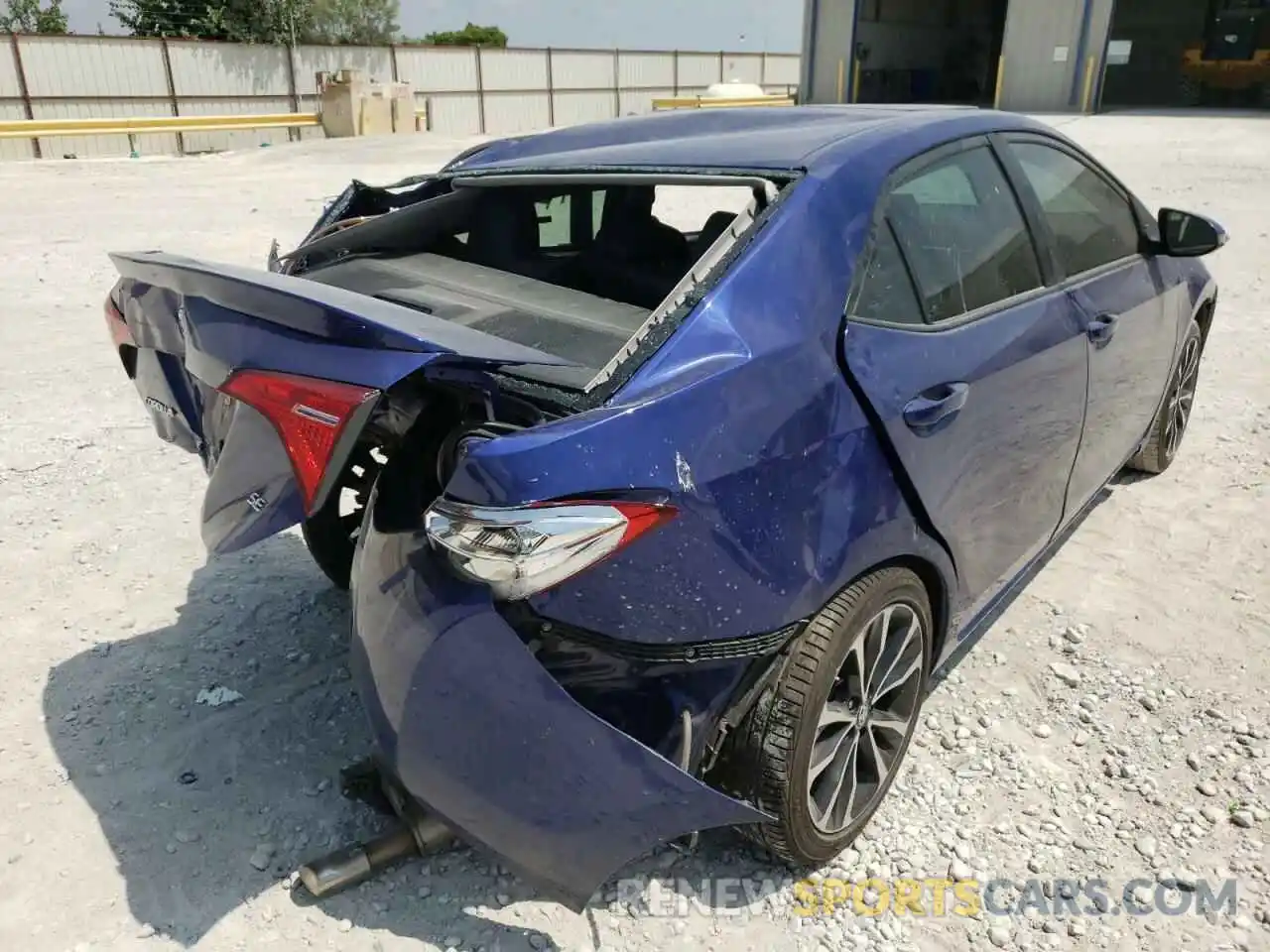 4 Photograph of a damaged car 5YFBURHE7KP864618 TOYOTA COROLLA 2019