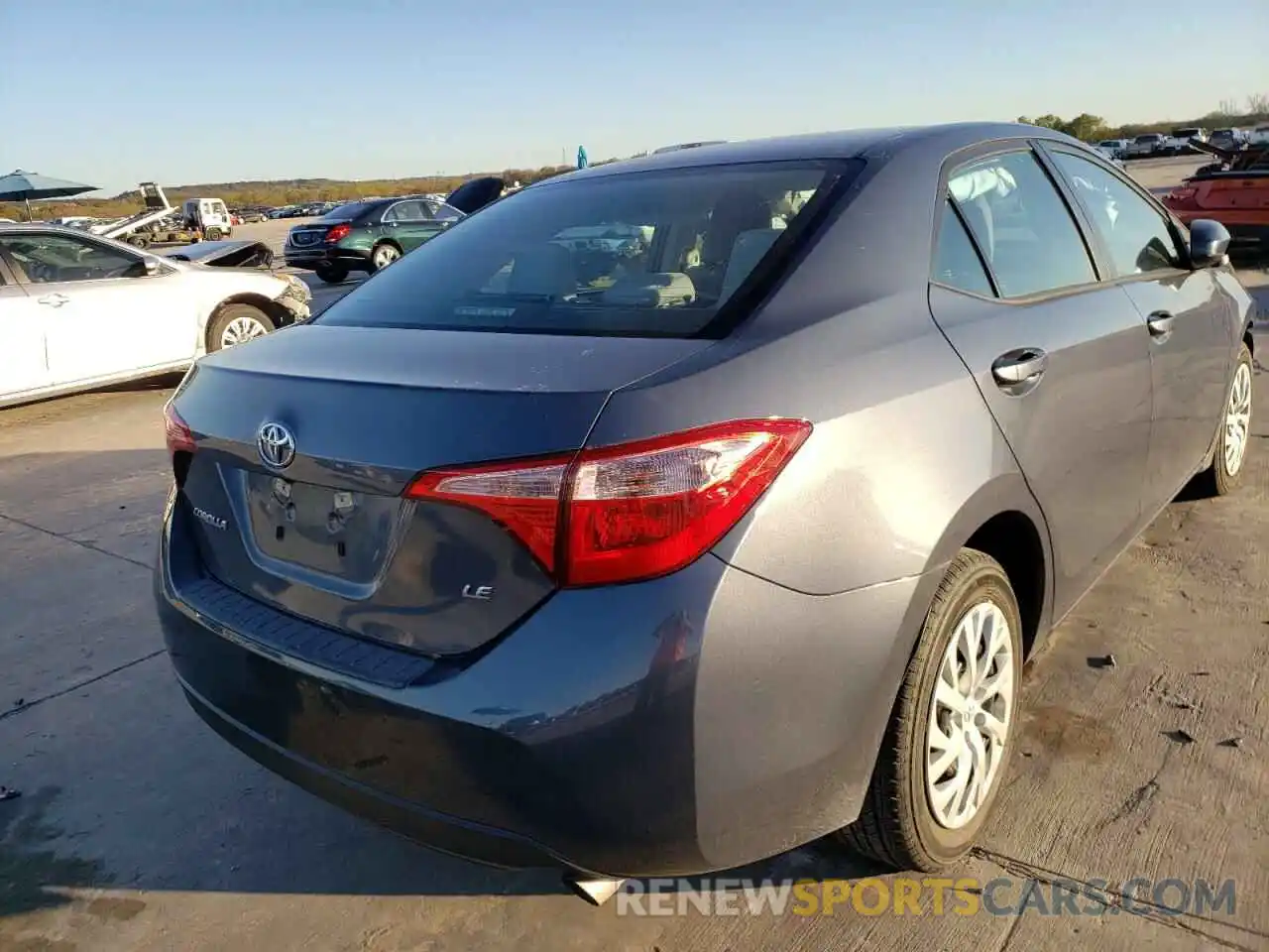 4 Photograph of a damaged car 5YFBURHE7KP864733 TOYOTA COROLLA 2019