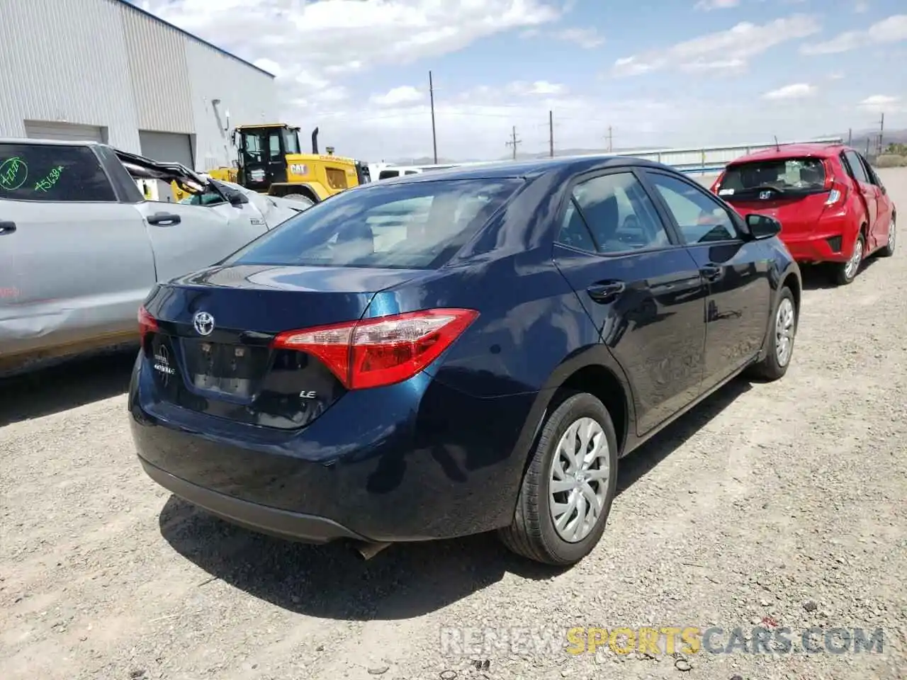 4 Photograph of a damaged car 5YFBURHE7KP865185 TOYOTA COROLLA 2019