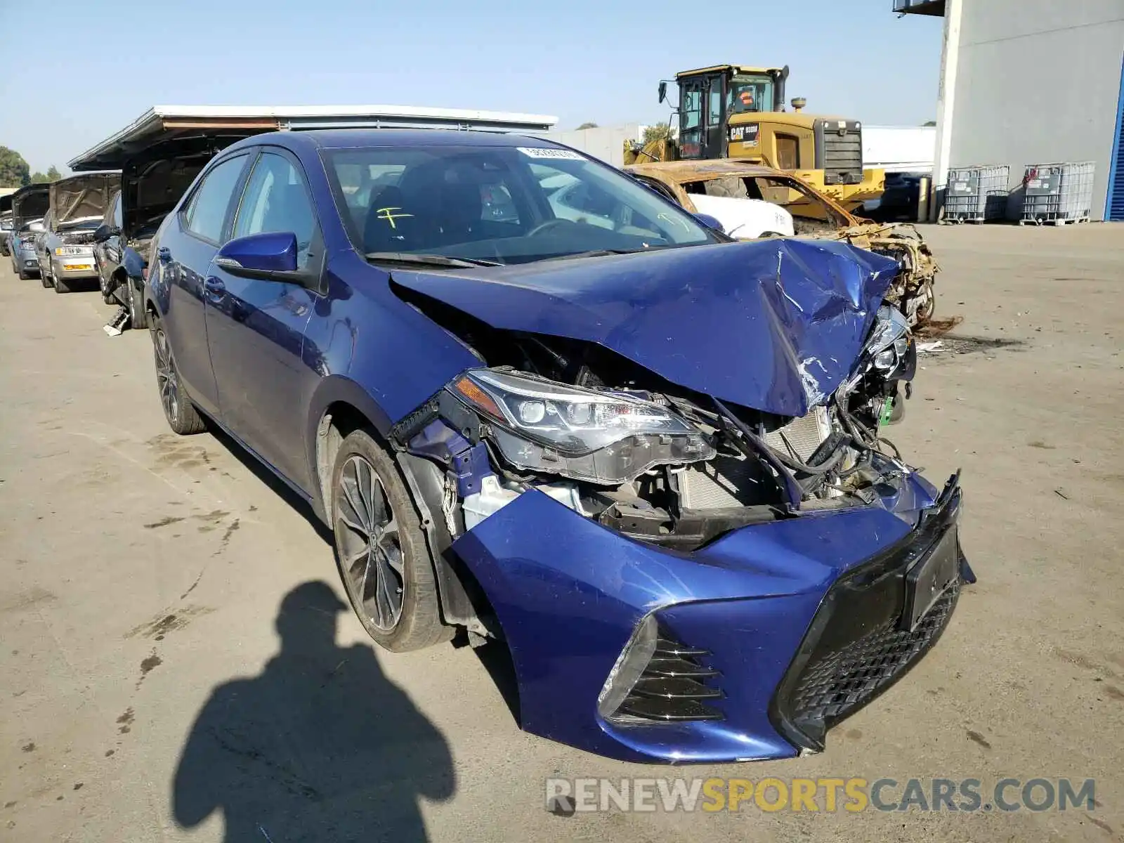 1 Photograph of a damaged car 5YFBURHE7KP865199 TOYOTA COROLLA 2019