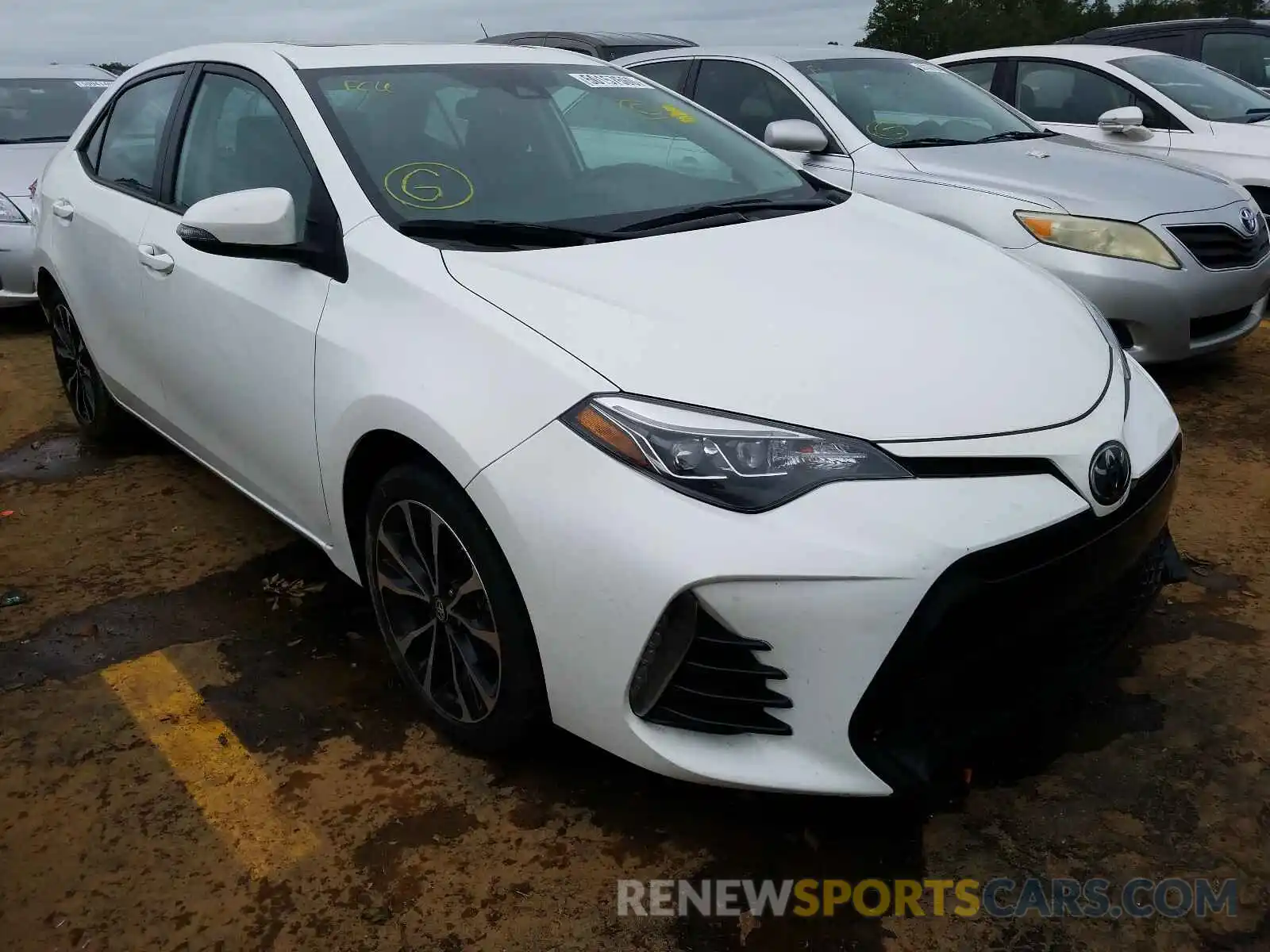 1 Photograph of a damaged car 5YFBURHE7KP865235 TOYOTA COROLLA 2019